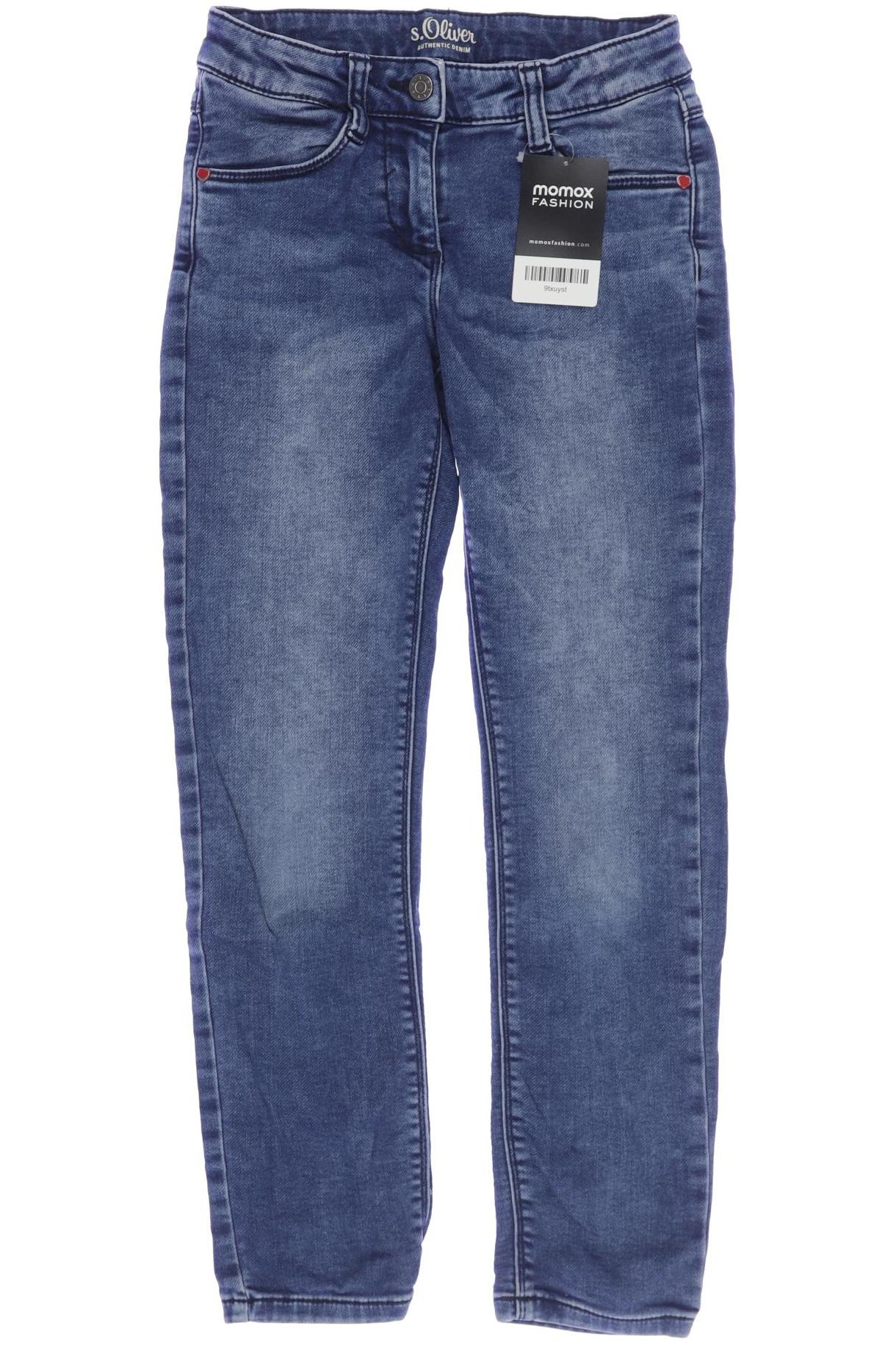 

s.Oliver Damen Jeans, blau, Gr. 134