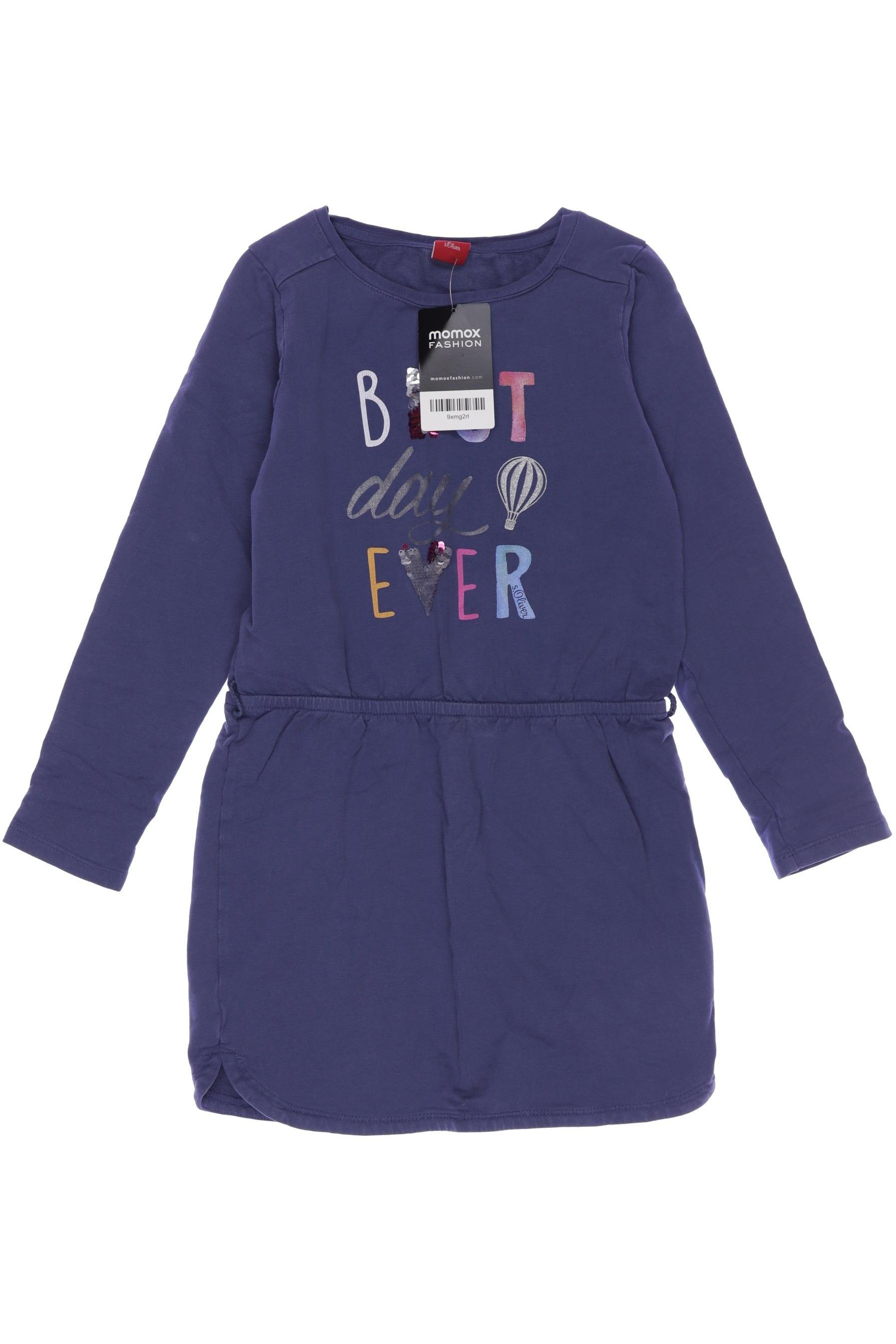 

s.Oliver Damen Kleid, marineblau, Gr. 128