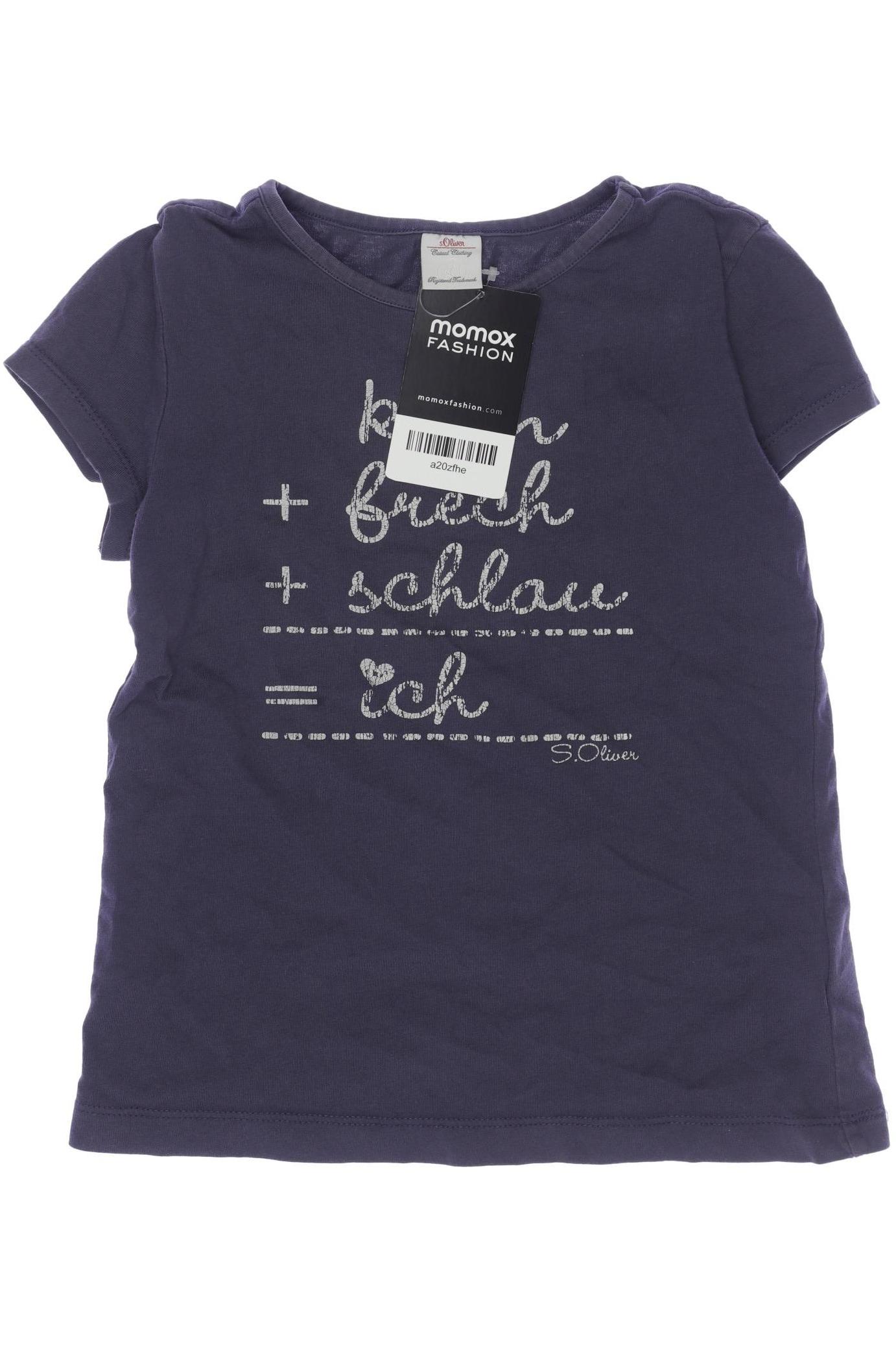 

s.Oliver Damen T-Shirt, marineblau, Gr. 116