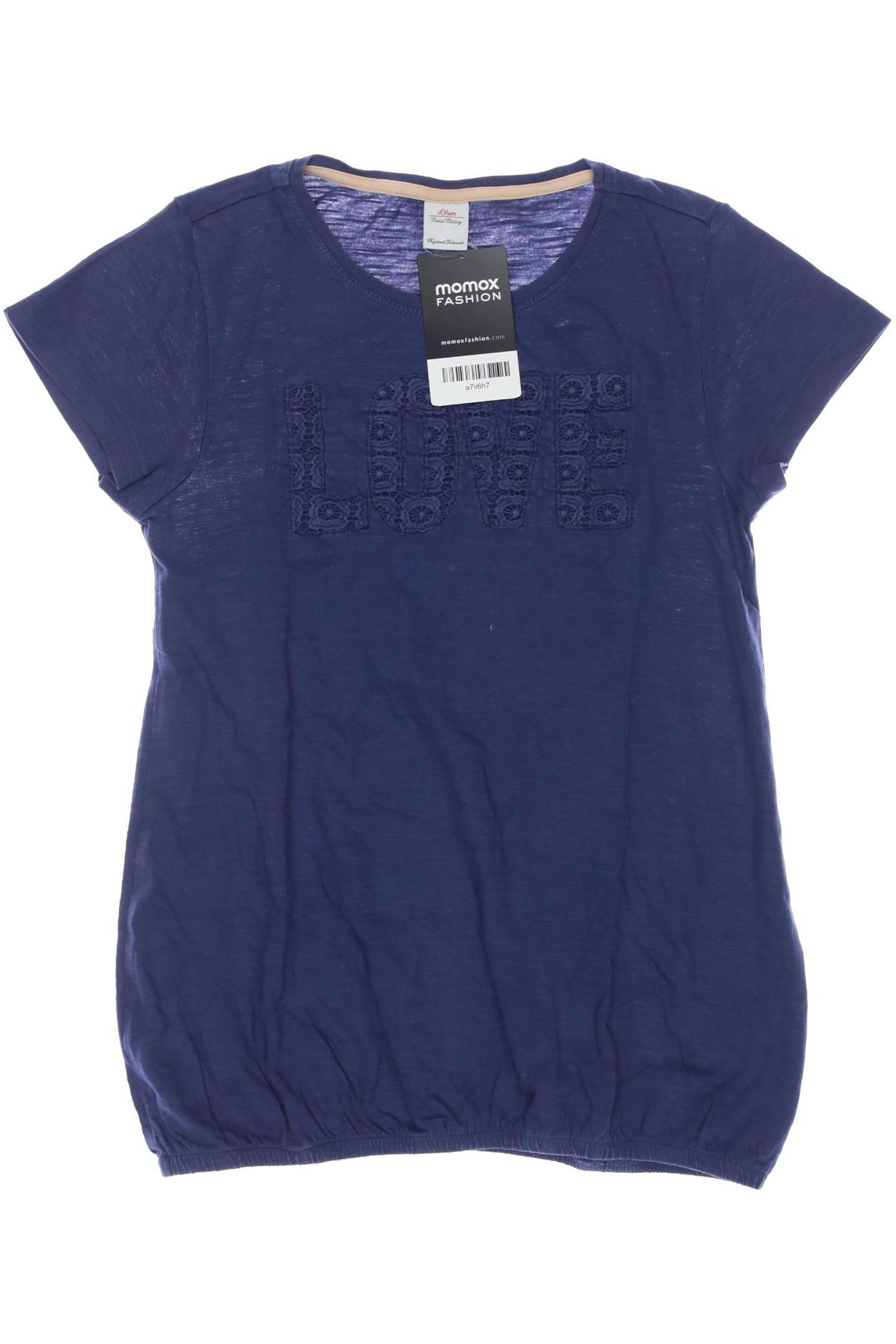 

s.Oliver Damen T-Shirt, marineblau, Gr. 140