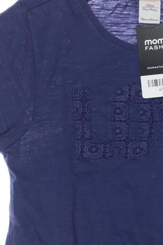 Thumbnail - s.Oliver Mädchen T-Shirt, marineblau, Gr. 140