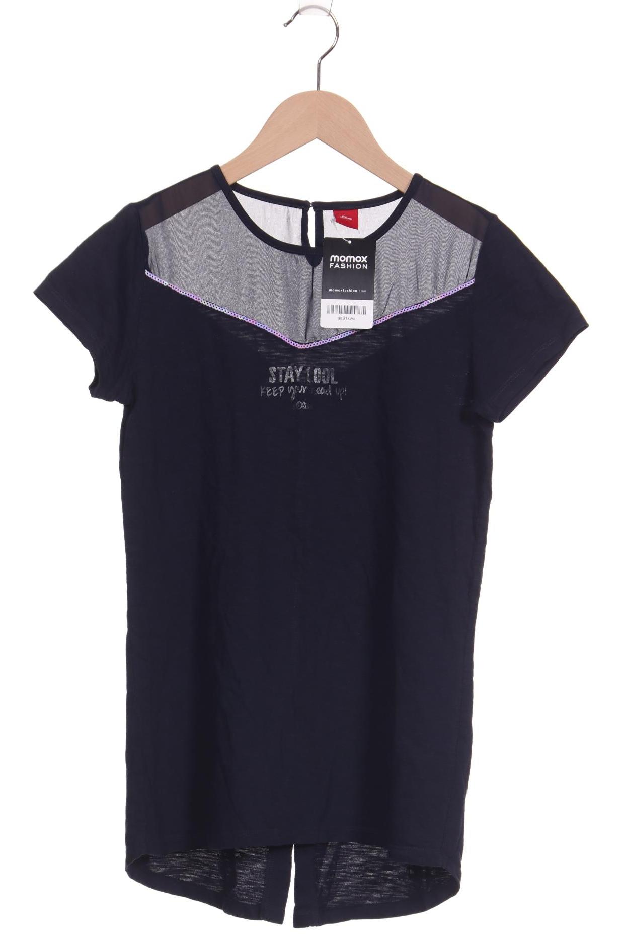 

s.Oliver Damen T-Shirt, marineblau, Gr. 164