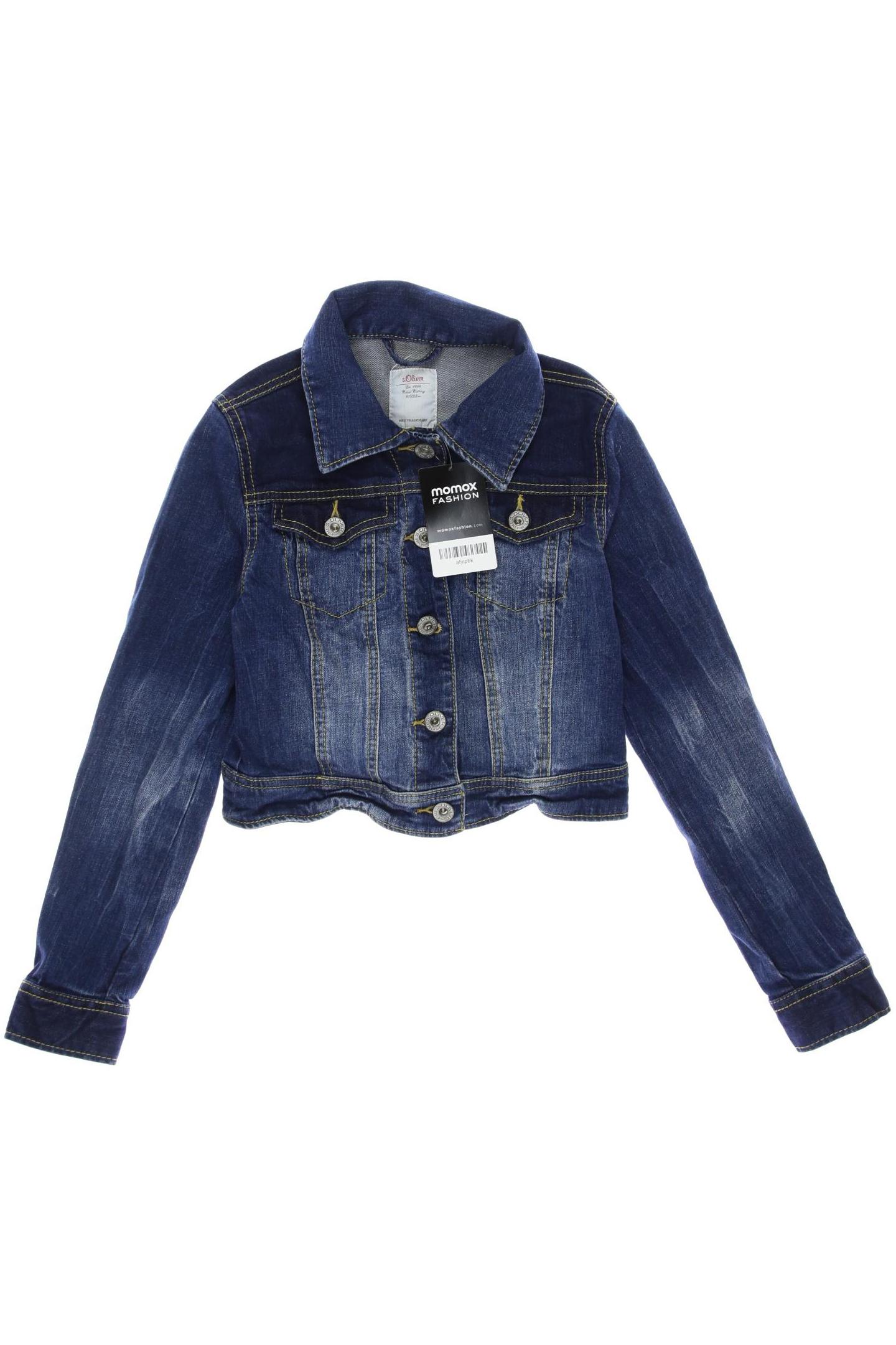 

s.Oliver Damen Jacke, blau, Gr. 140