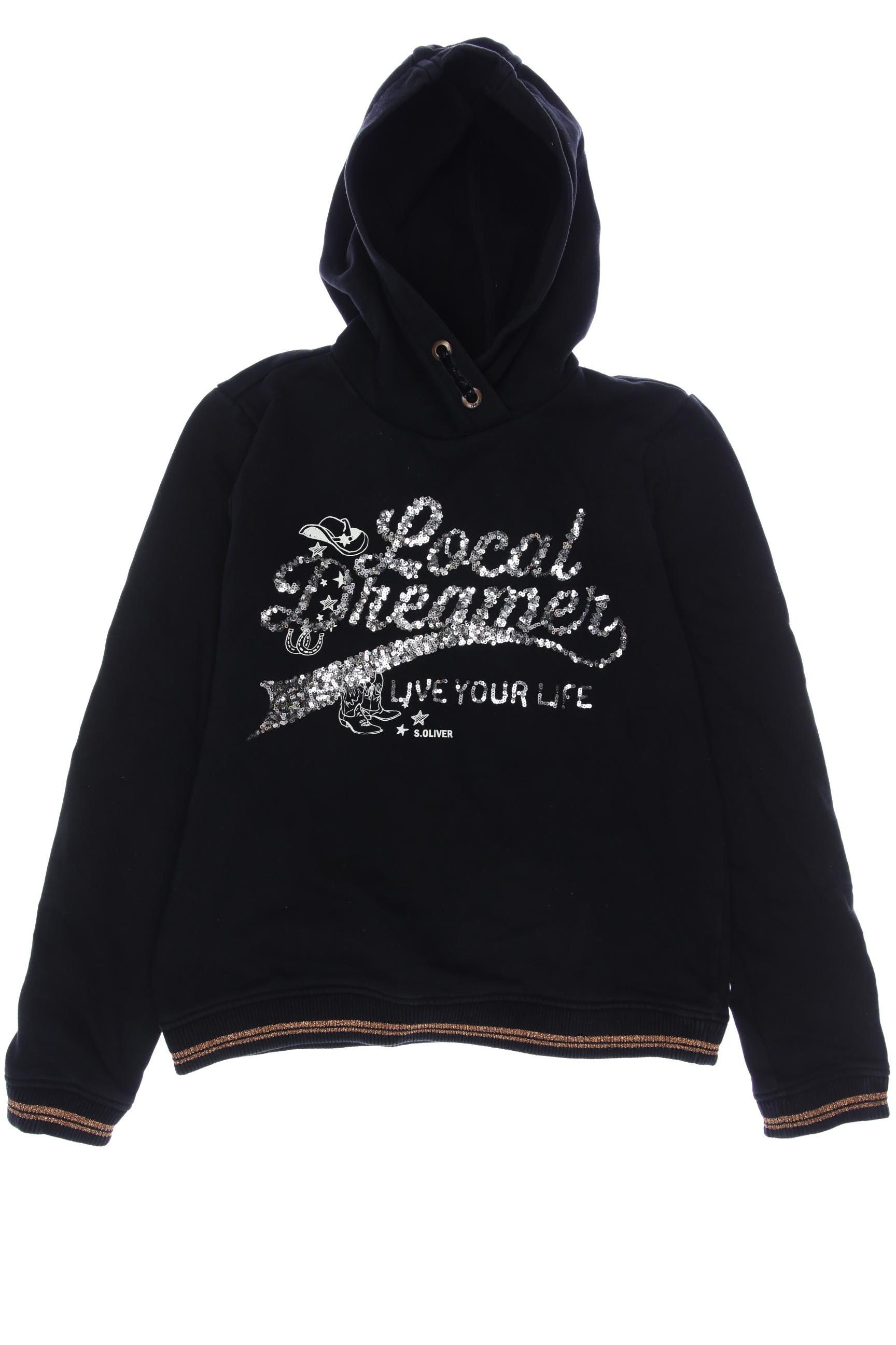 

s.Oliver Mädchen Hoodies & Sweater, schwarz, Gr. 176