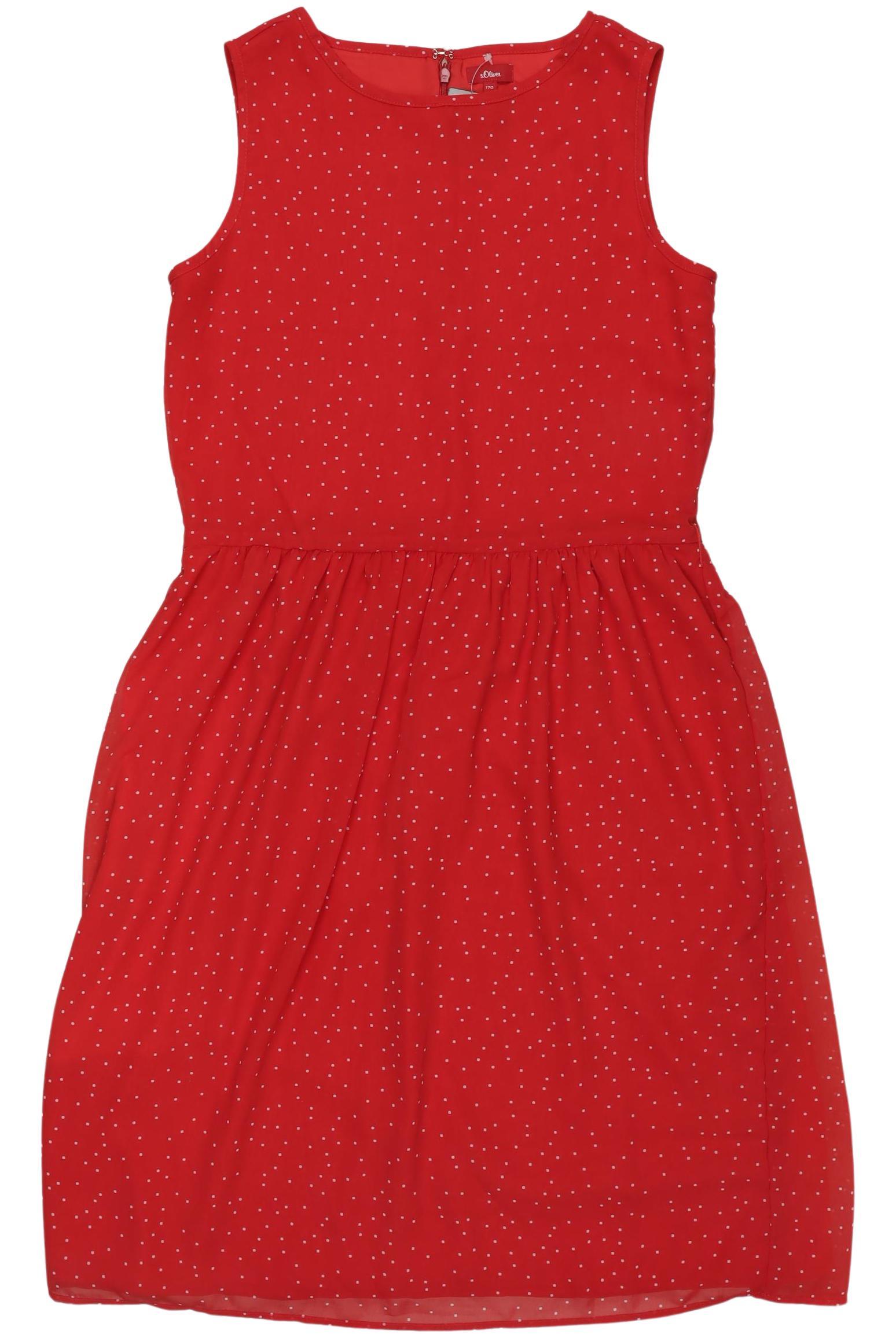 

s.Oliver Mädchen Kleid, rot, Gr. 170