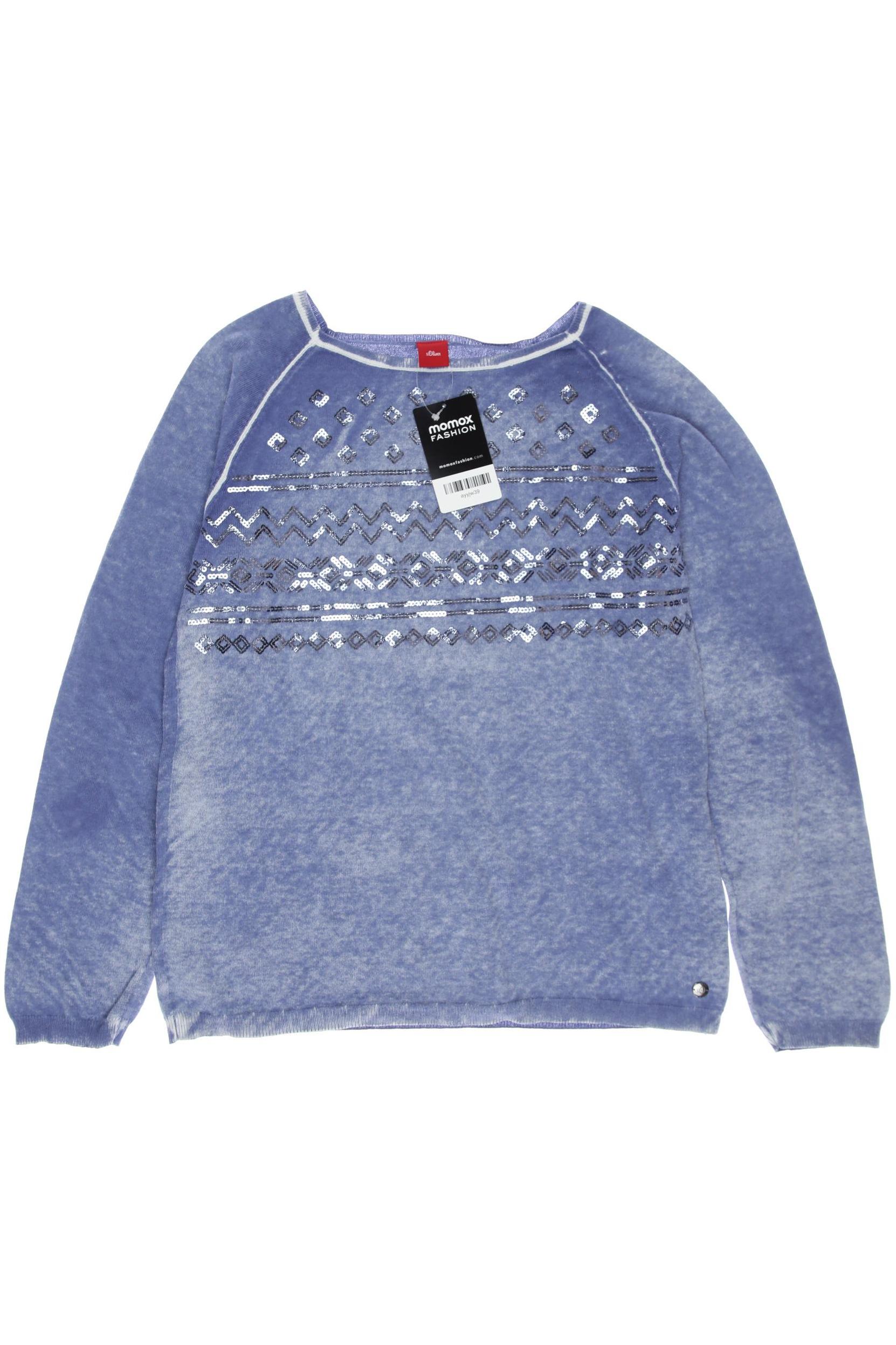

s.Oliver Damen Pullover, blau, Gr. 176