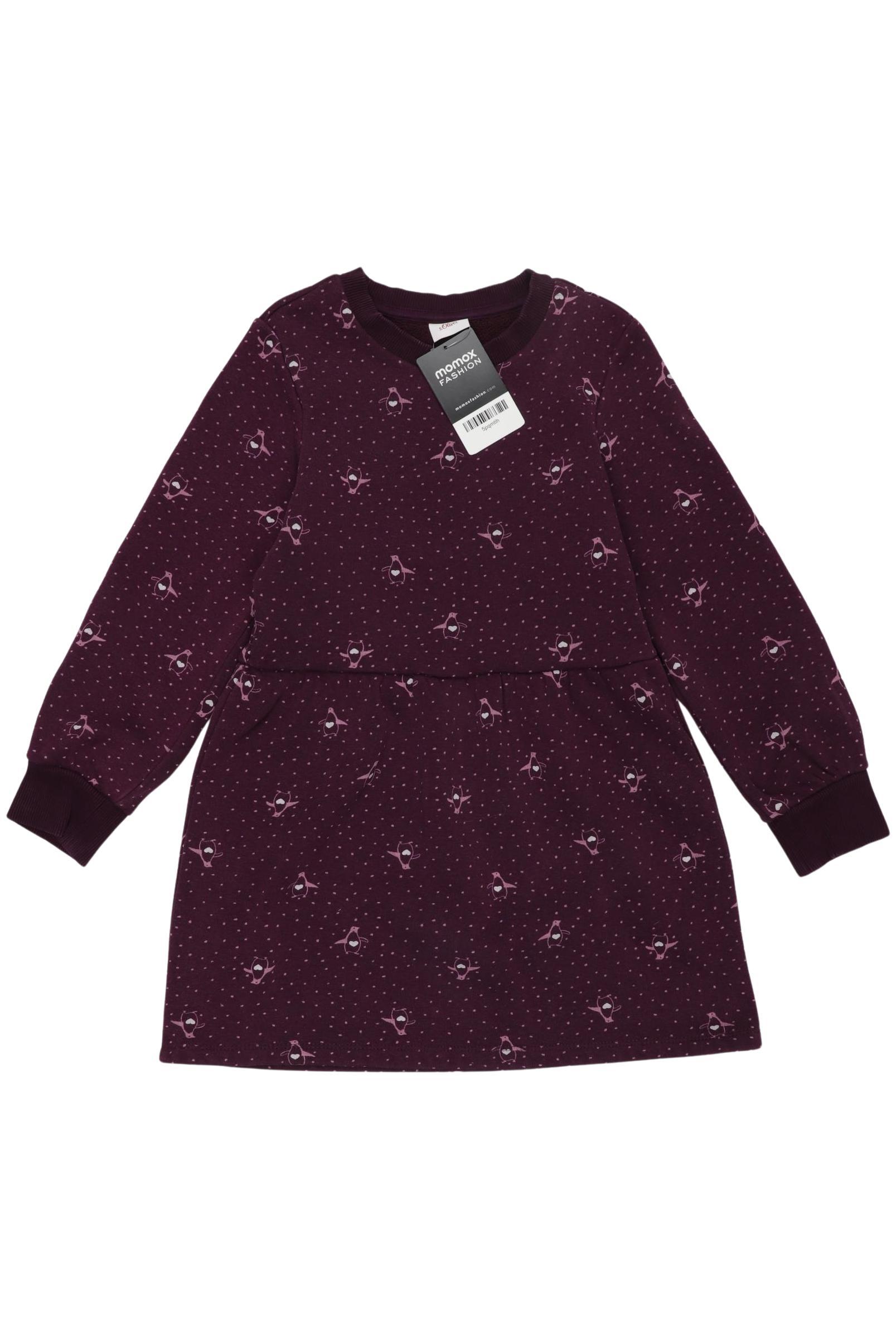 

s.Oliver Mädchen Kleid, bordeaux, Gr. 122