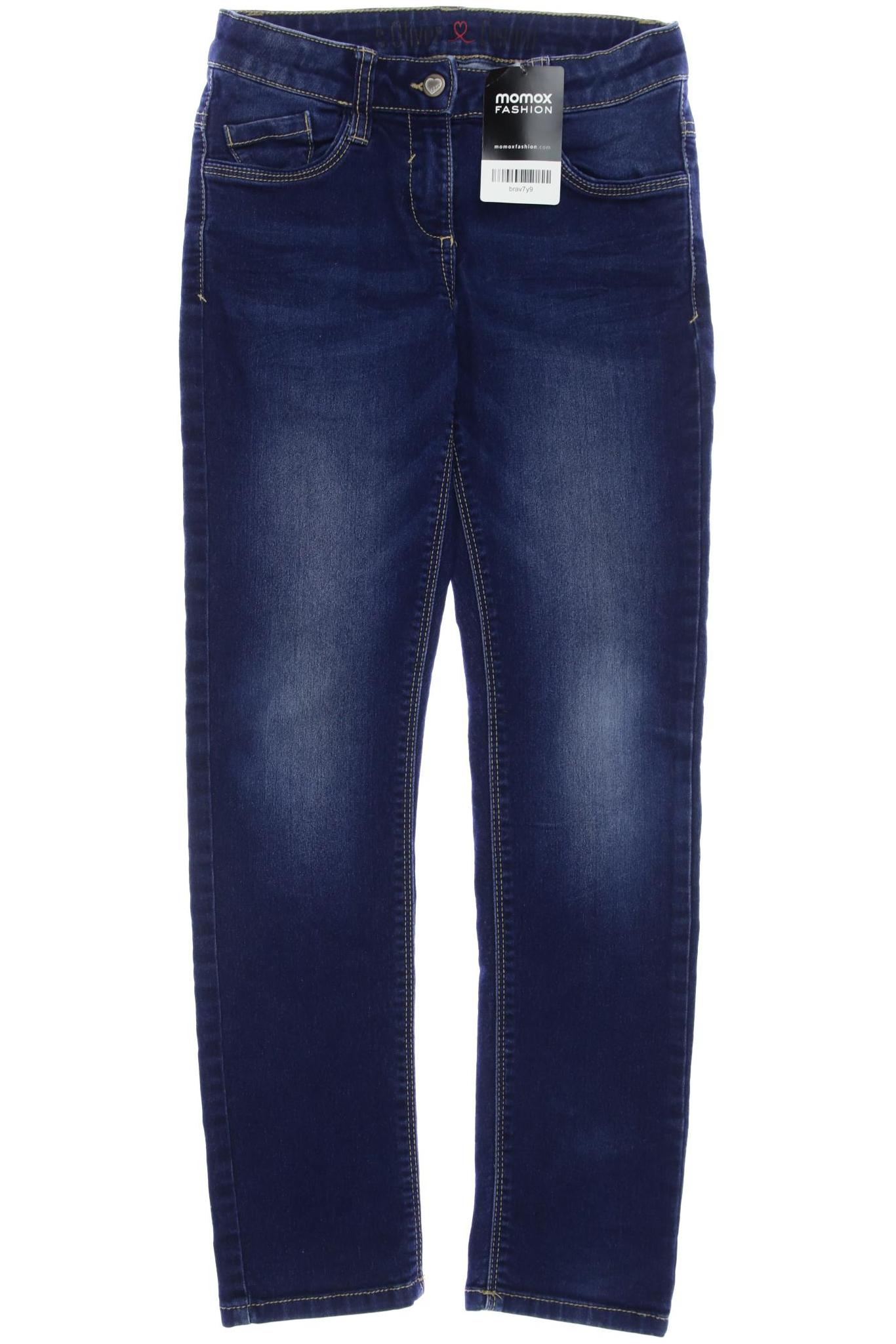 

s.Oliver Damen Jeans, blau, Gr. 140