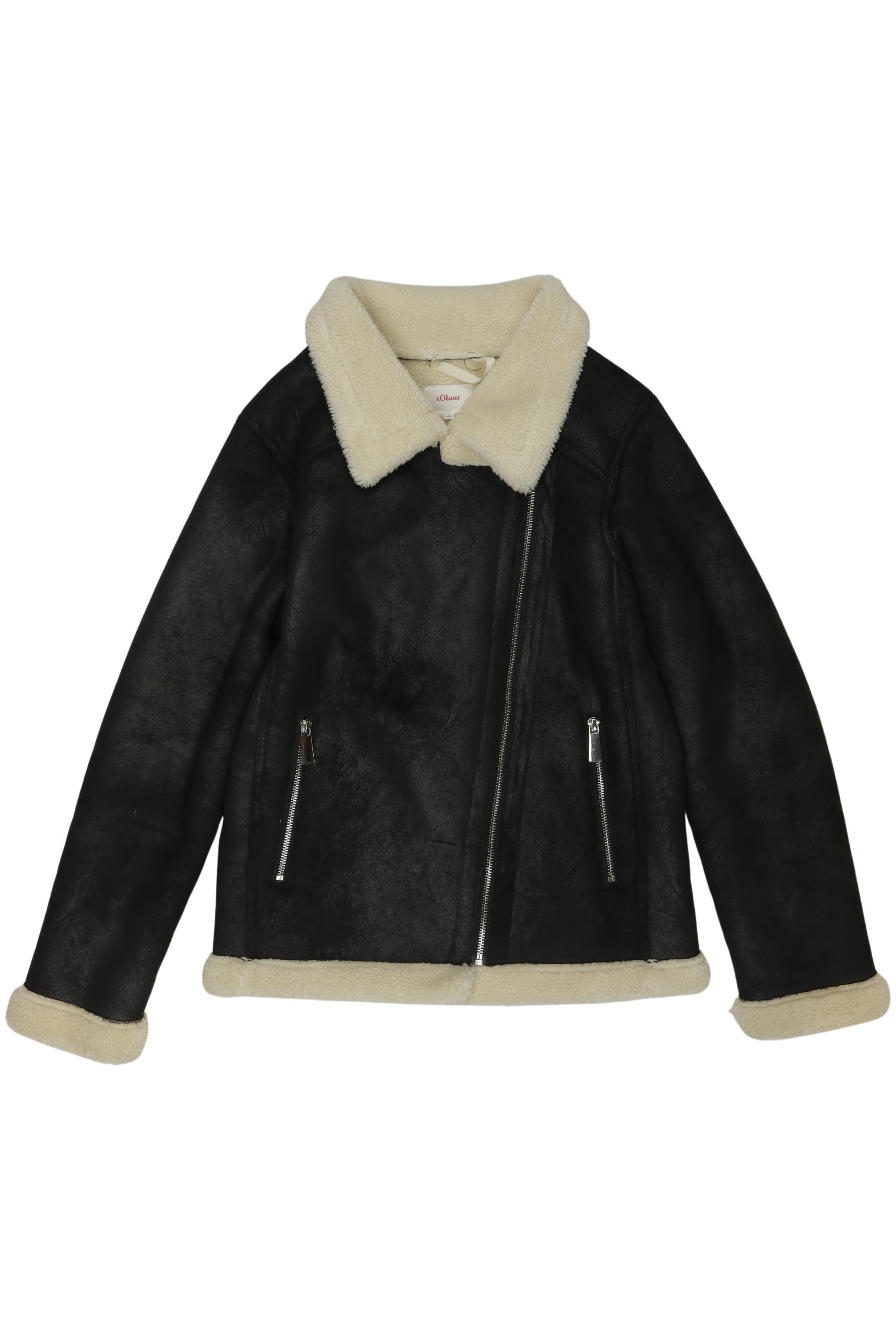 

s.Oliver Mädchen Jacke, schwarz, Gr. 164