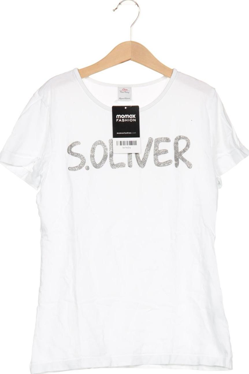 

s.Oliver Damen T-Shirt, weiß, Gr. 164