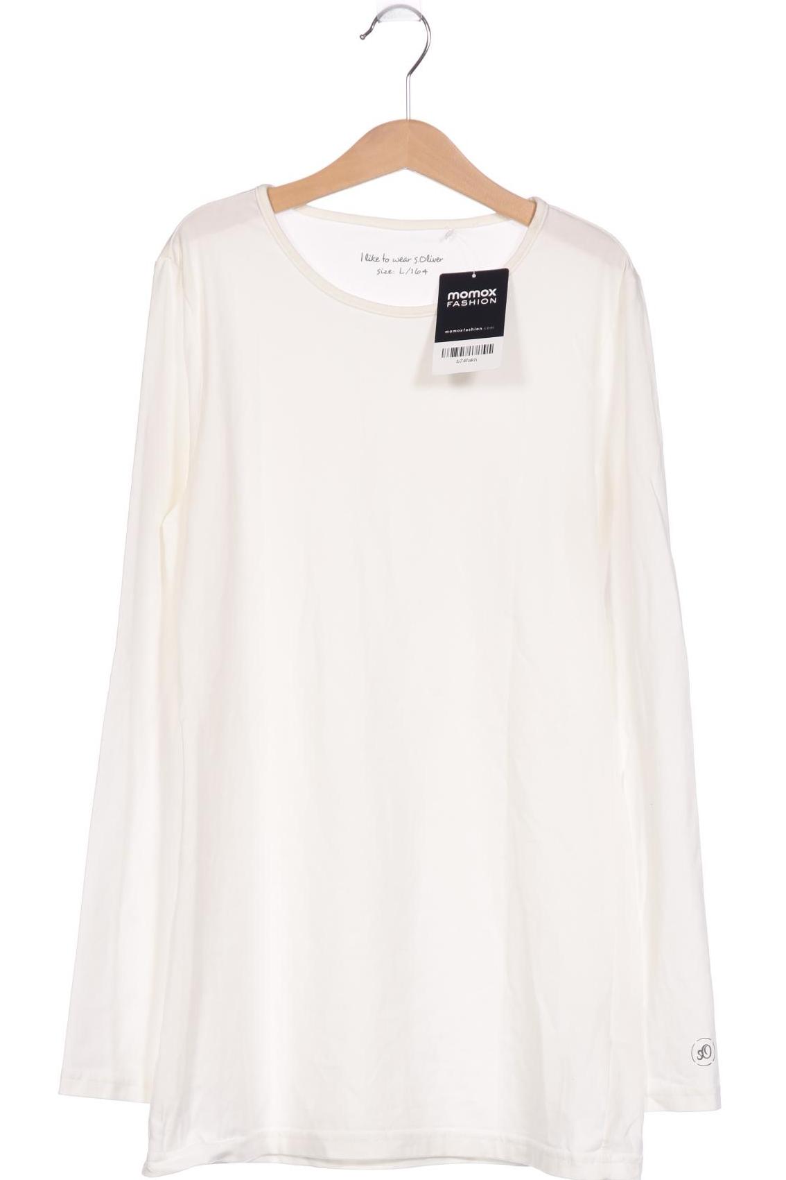 

s.Oliver Damen Langarmshirt, cremeweiß, Gr. 164