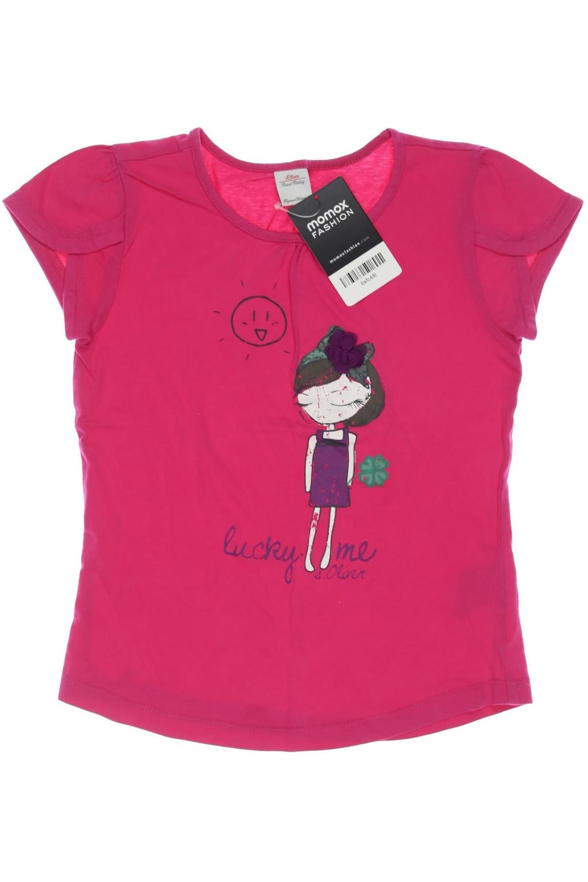 

s.Oliver Damen T-Shirt, pink, Gr. 128