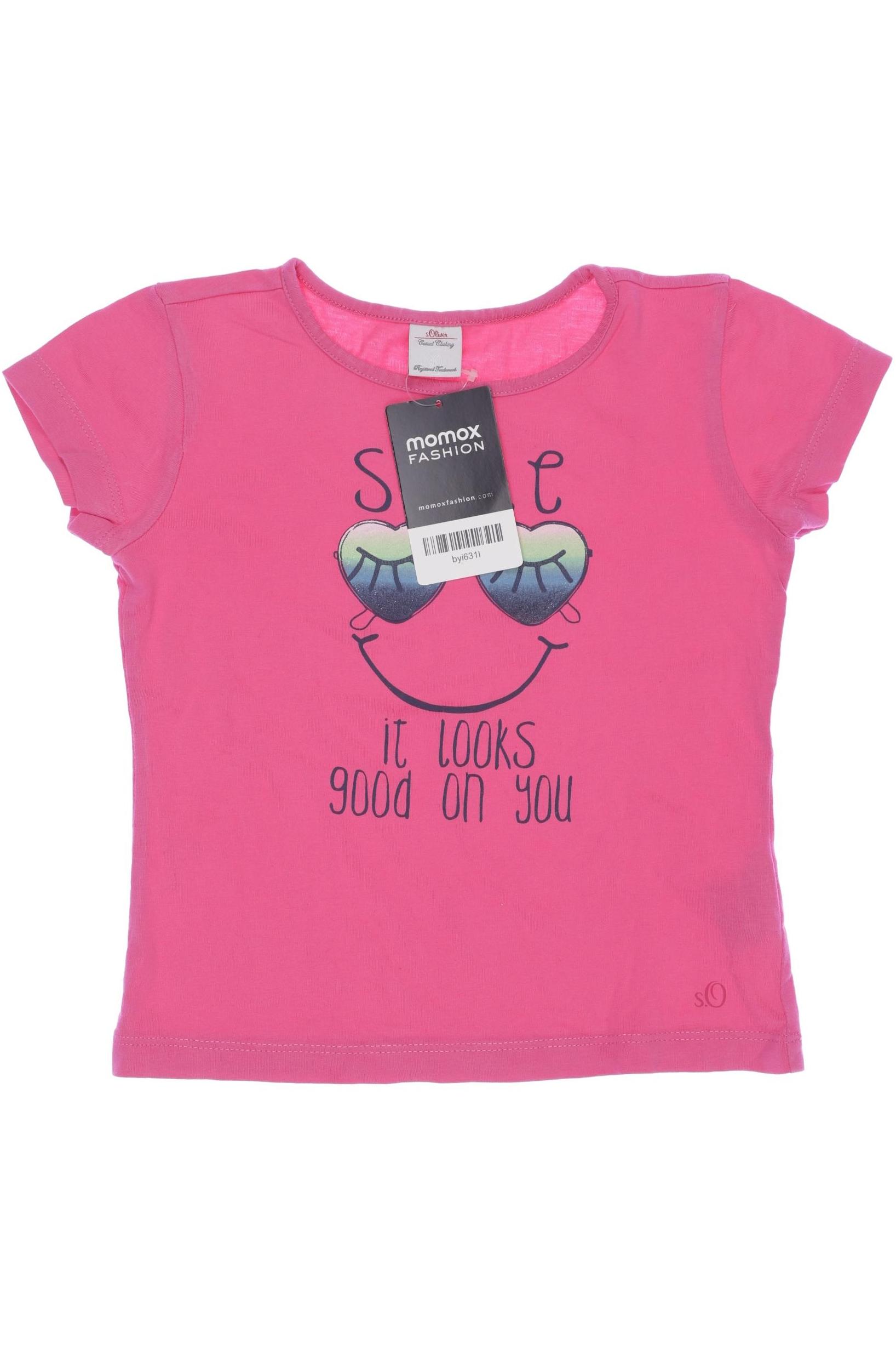 

s.Oliver Damen T-Shirt, pink, Gr. 104