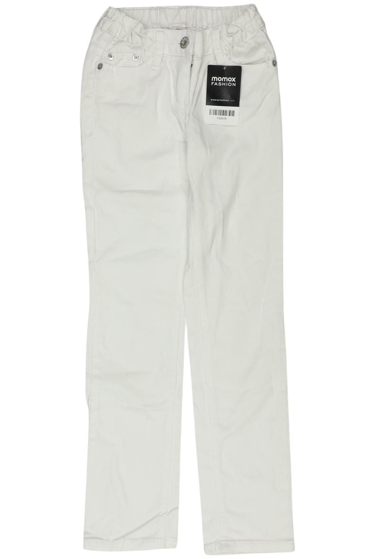 

s.Oliver Mädchen Jeans, weiß, Gr. 134