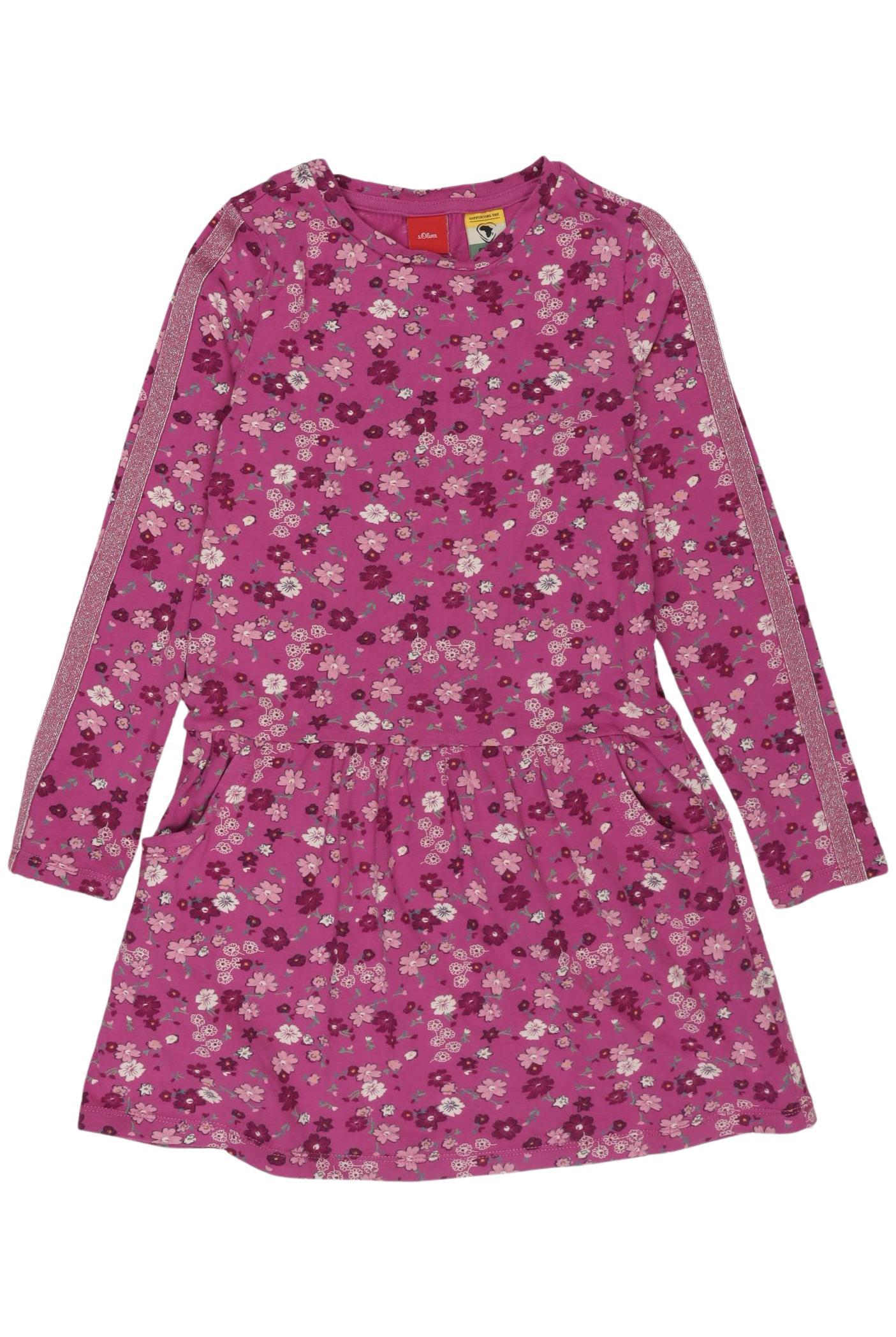 

s.Oliver Mädchen Kleid, pink, Gr. 122