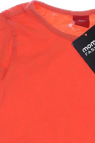 Thumbnail - s.Oliver Mädchen T-Shirt, orange, Gr. 104