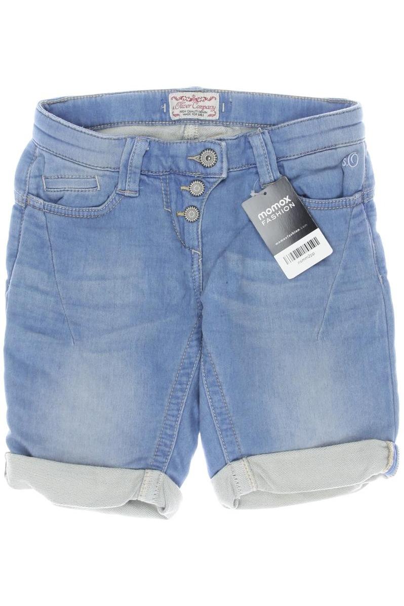

s.Oliver Damen Shorts, blau, Gr. 140