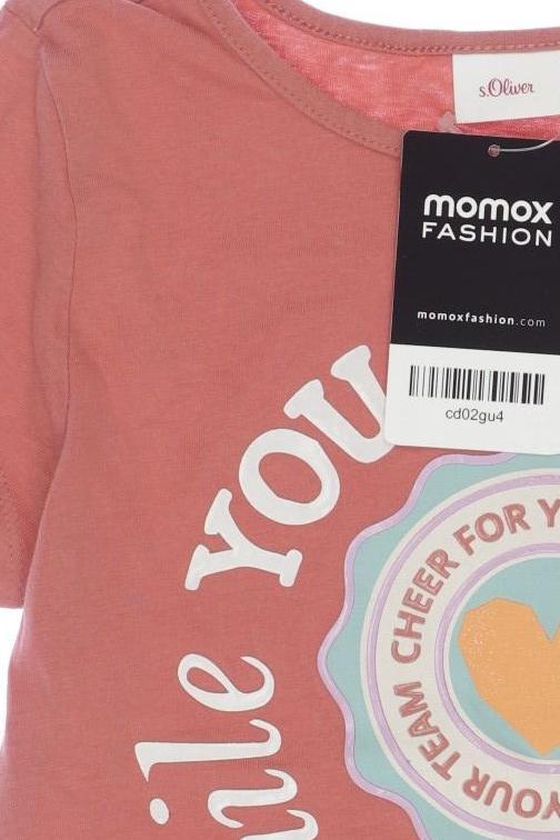 Thumbnail - s.Oliver Mädchen T-Shirt, rot, Gr. 128