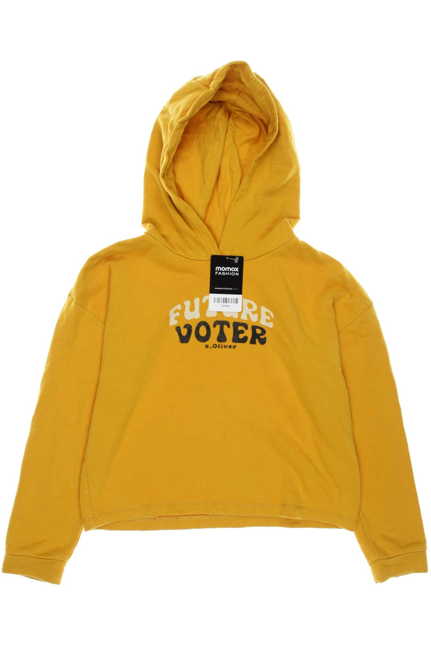 

s.Oliver Damen Hoodies & Sweater, gelb, Gr. 152
