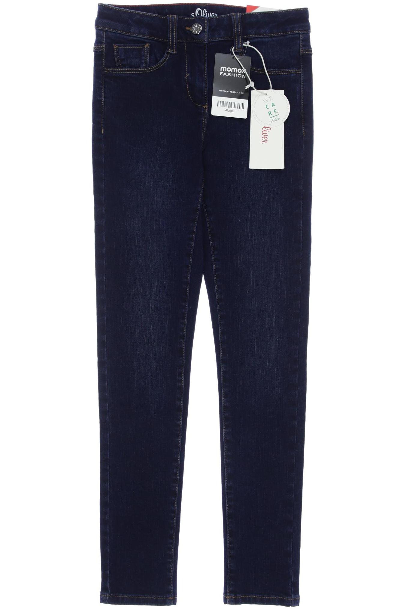 

s.Oliver Damen Jeans, marineblau, Gr. 140