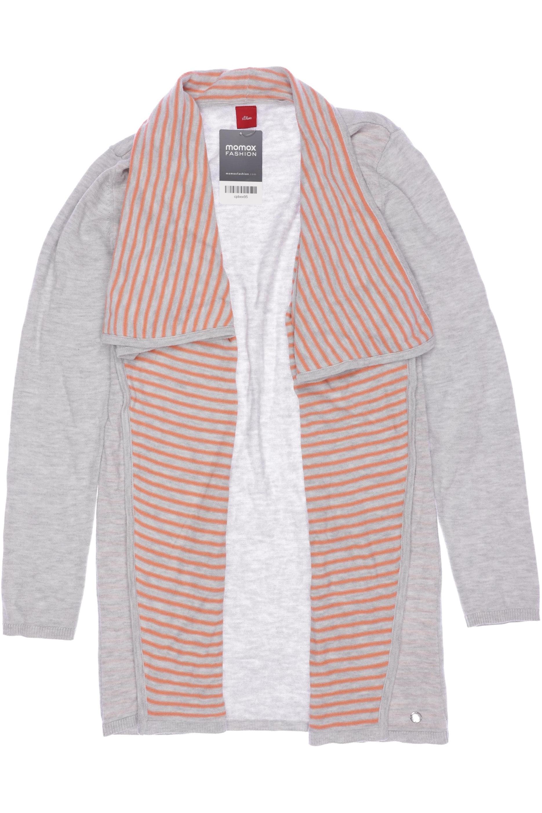 

s.Oliver Damen Strickjacke, grau, Gr. 128