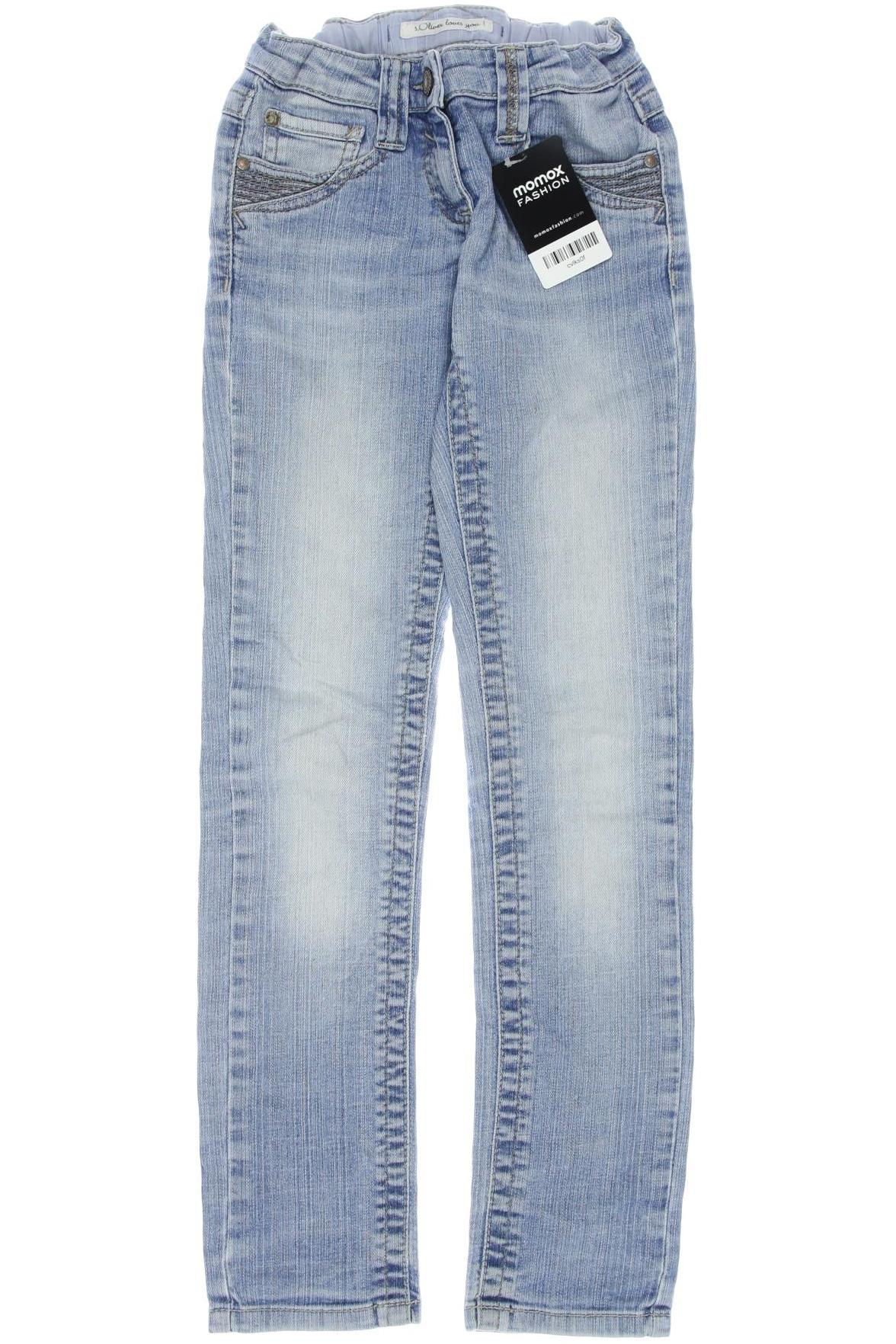 

s.Oliver Damen Jeans, blau, Gr. 140
