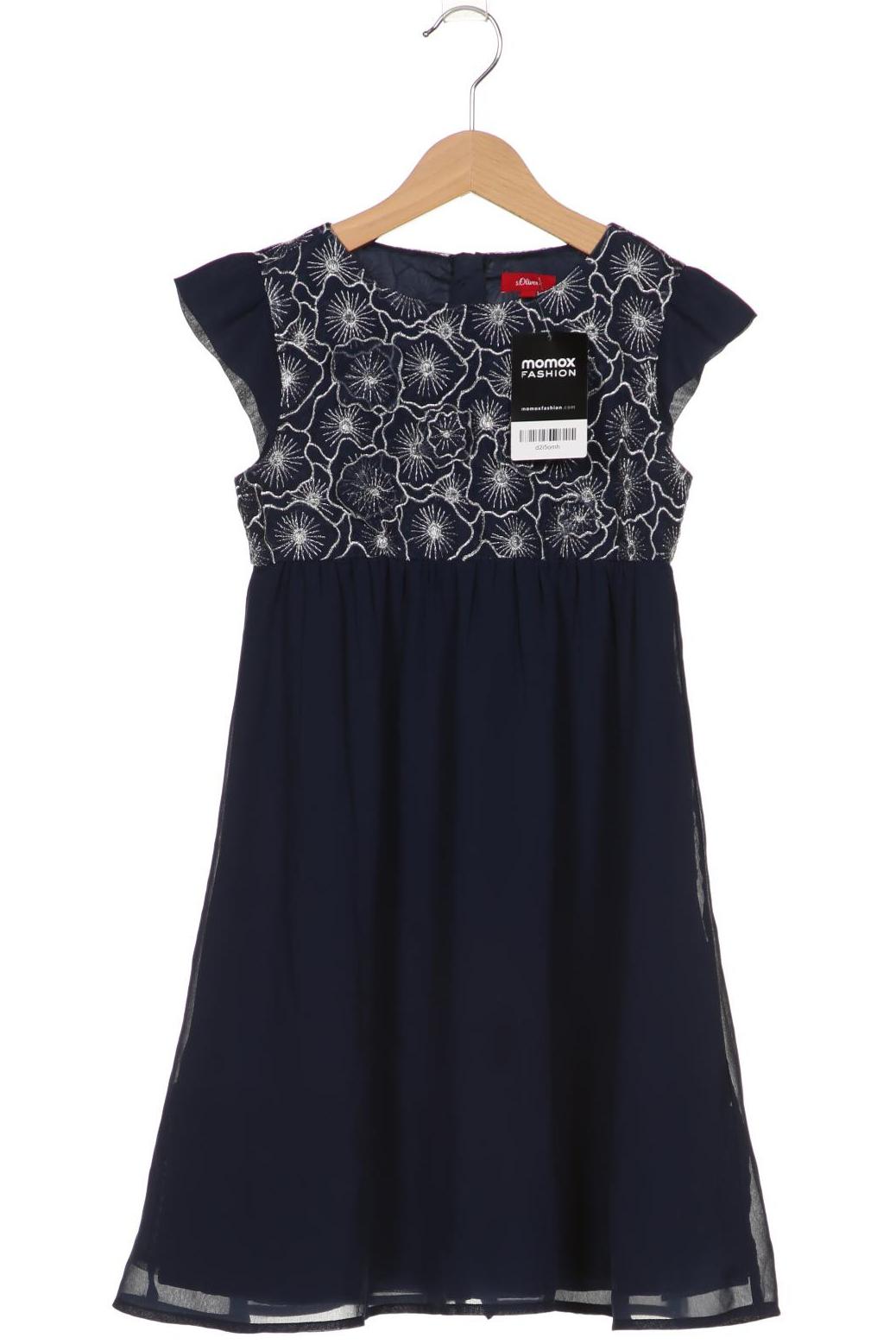 

s.Oliver Damen Kleid, marineblau, Gr. 128