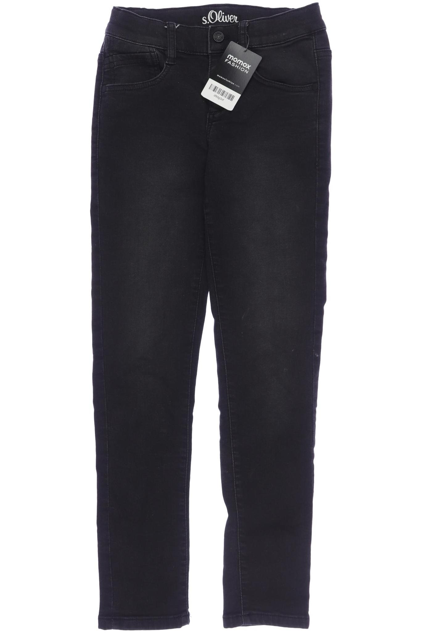 

s.Oliver Damen Jeans, schwarz, Gr. 152