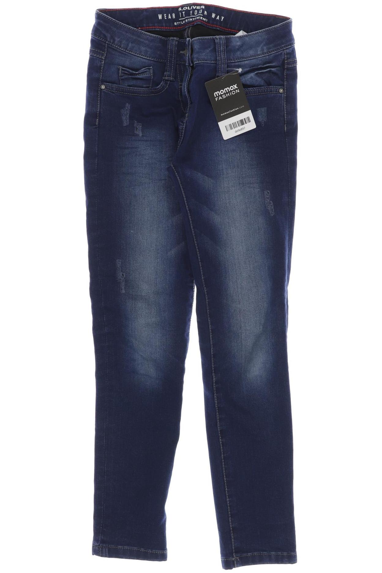 

s.Oliver Damen Jeans, blau, Gr. 134