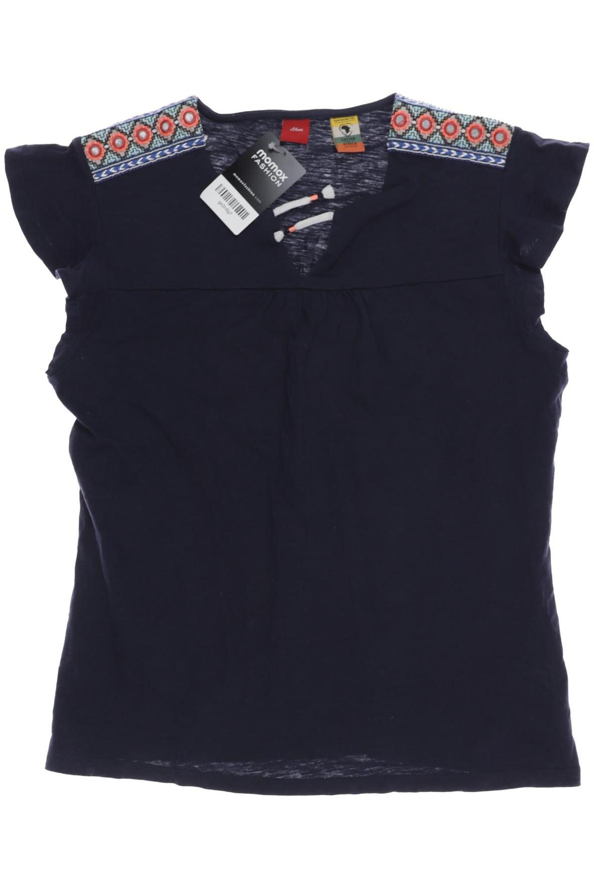 

s.Oliver Damen T-Shirt, marineblau, Gr. 176
