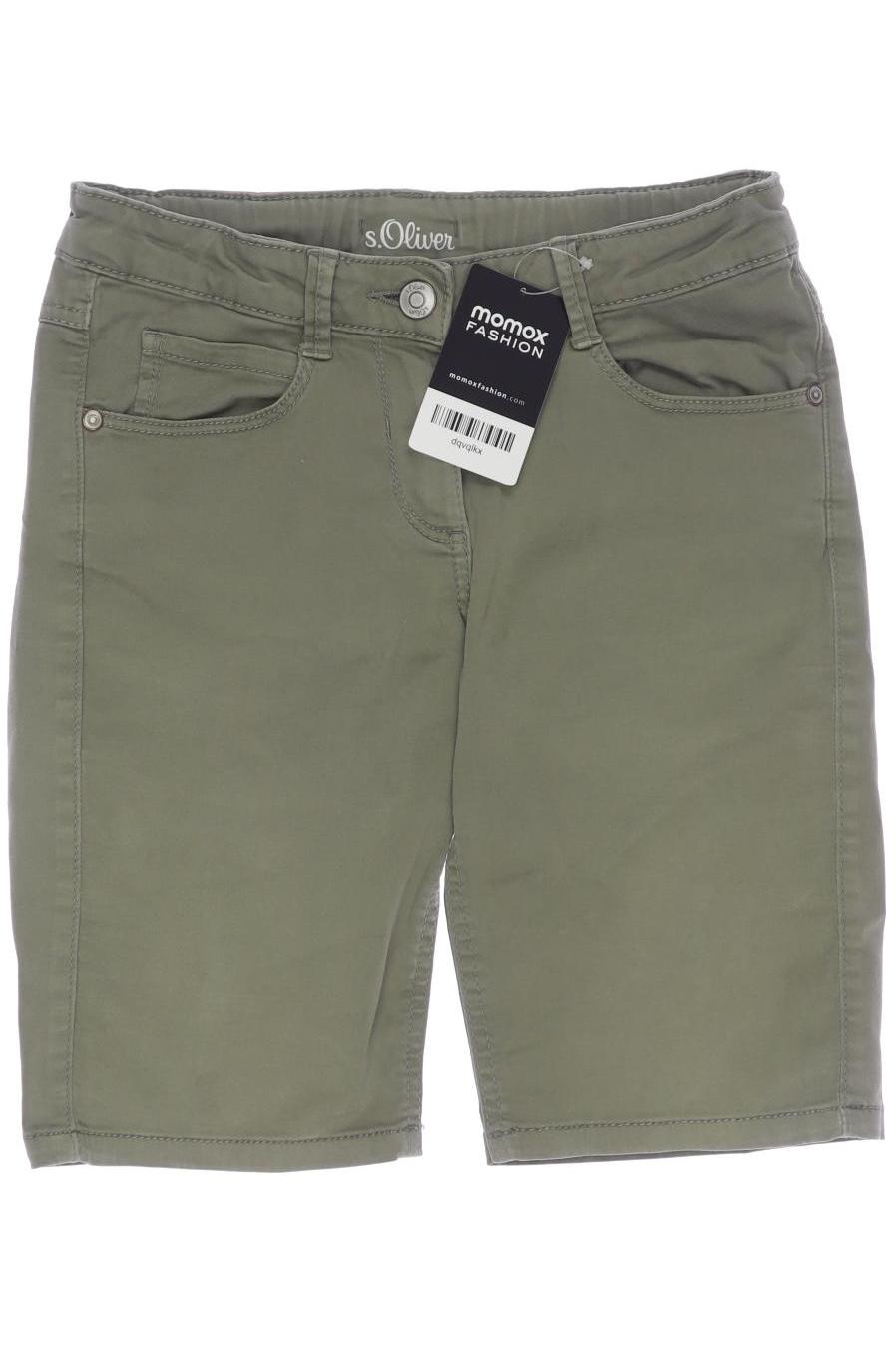 

s.Oliver Damen Shorts, grün, Gr. 152