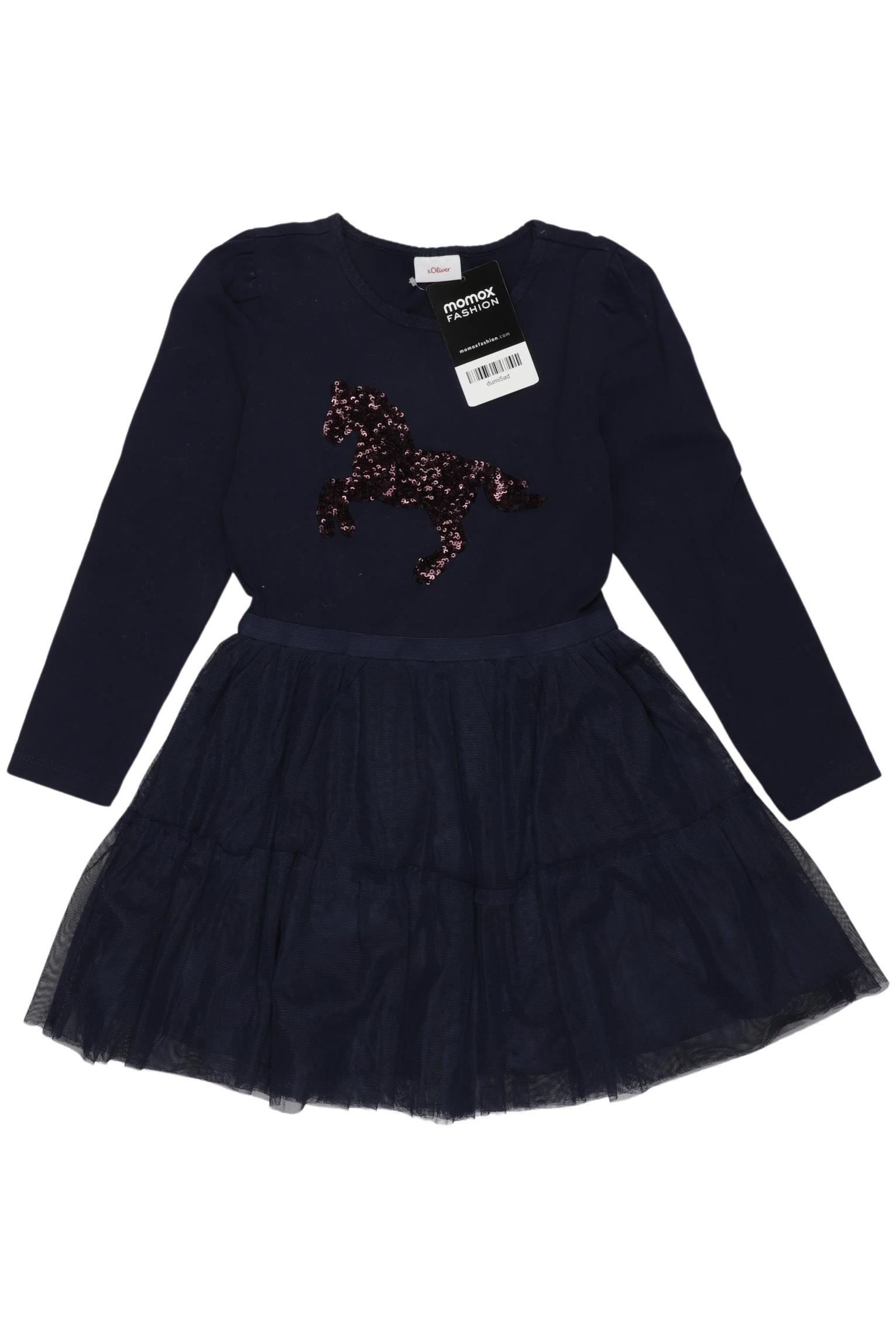 

s.Oliver Damen Kleid, marineblau, Gr. 110
