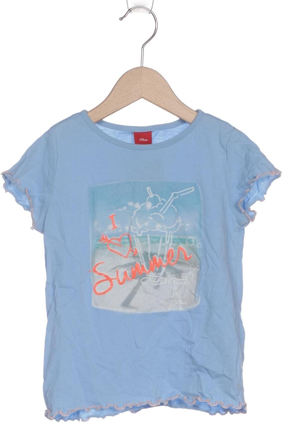 

s.Oliver Damen T-Shirt, hellblau, Gr. 104