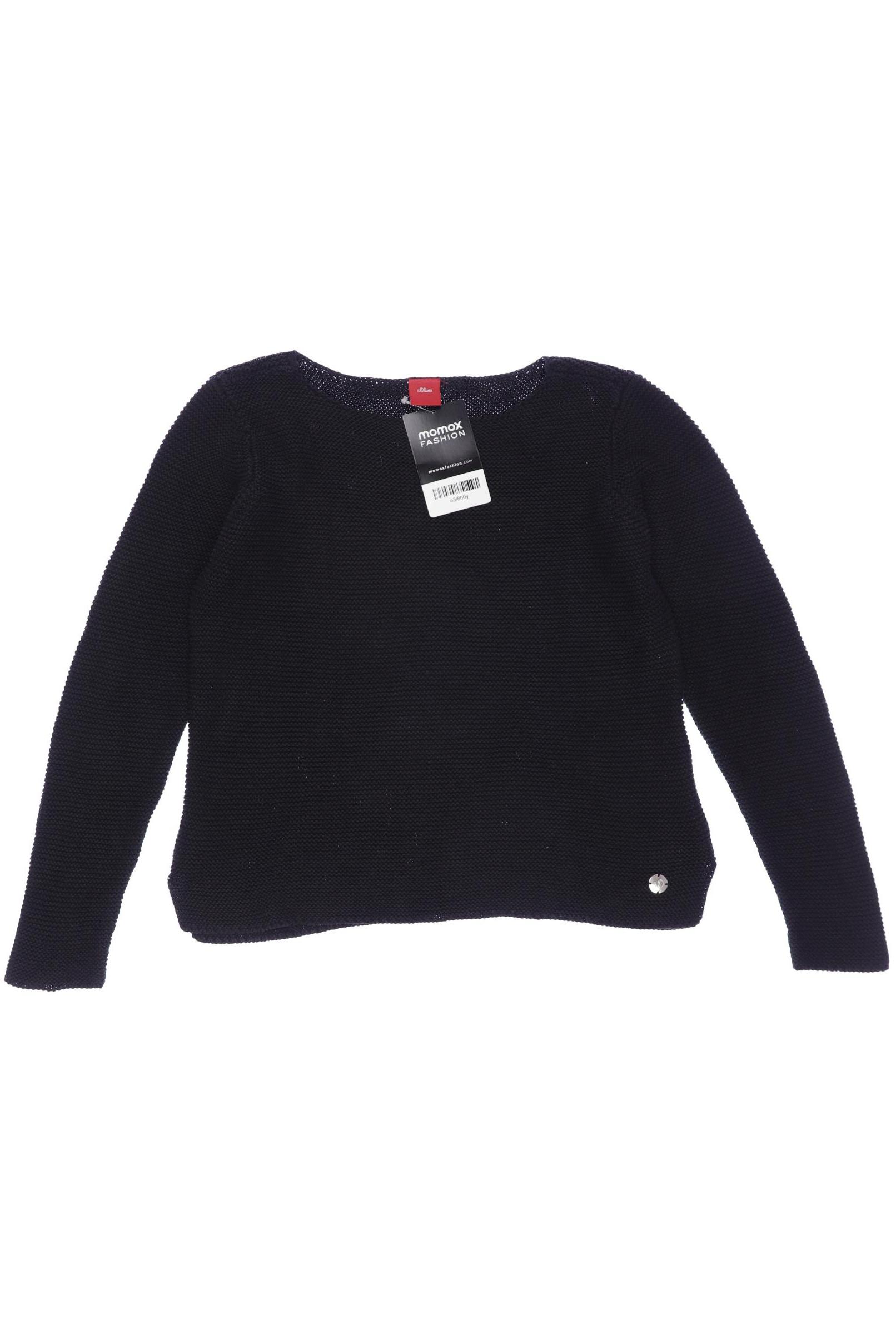 

s.Oliver Damen Pullover, schwarz, Gr. 140