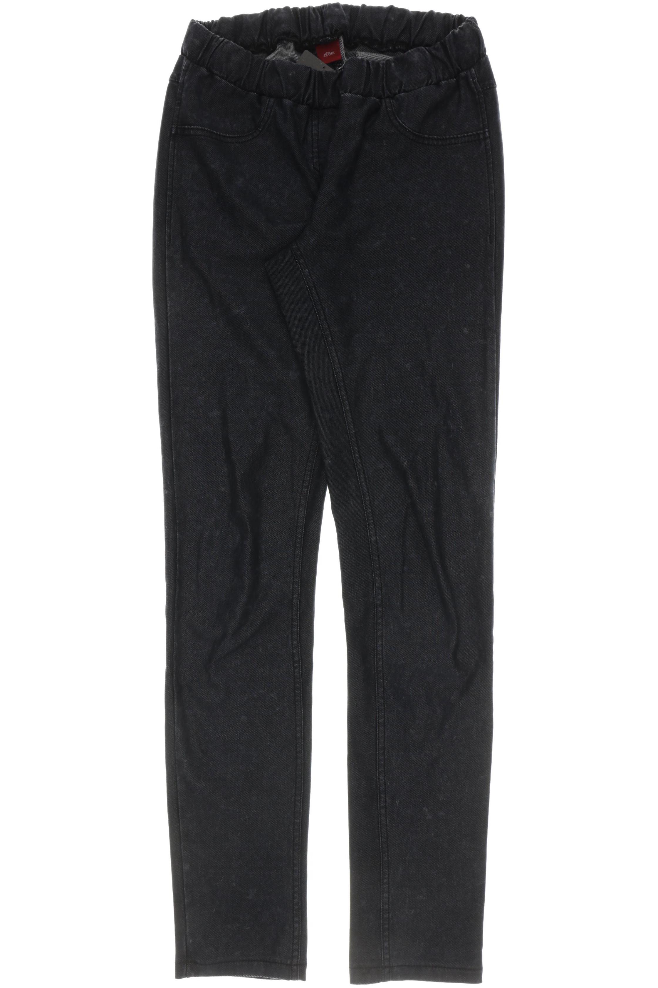 

s.Oliver Mädchen Jeans, schwarz, Gr. 158