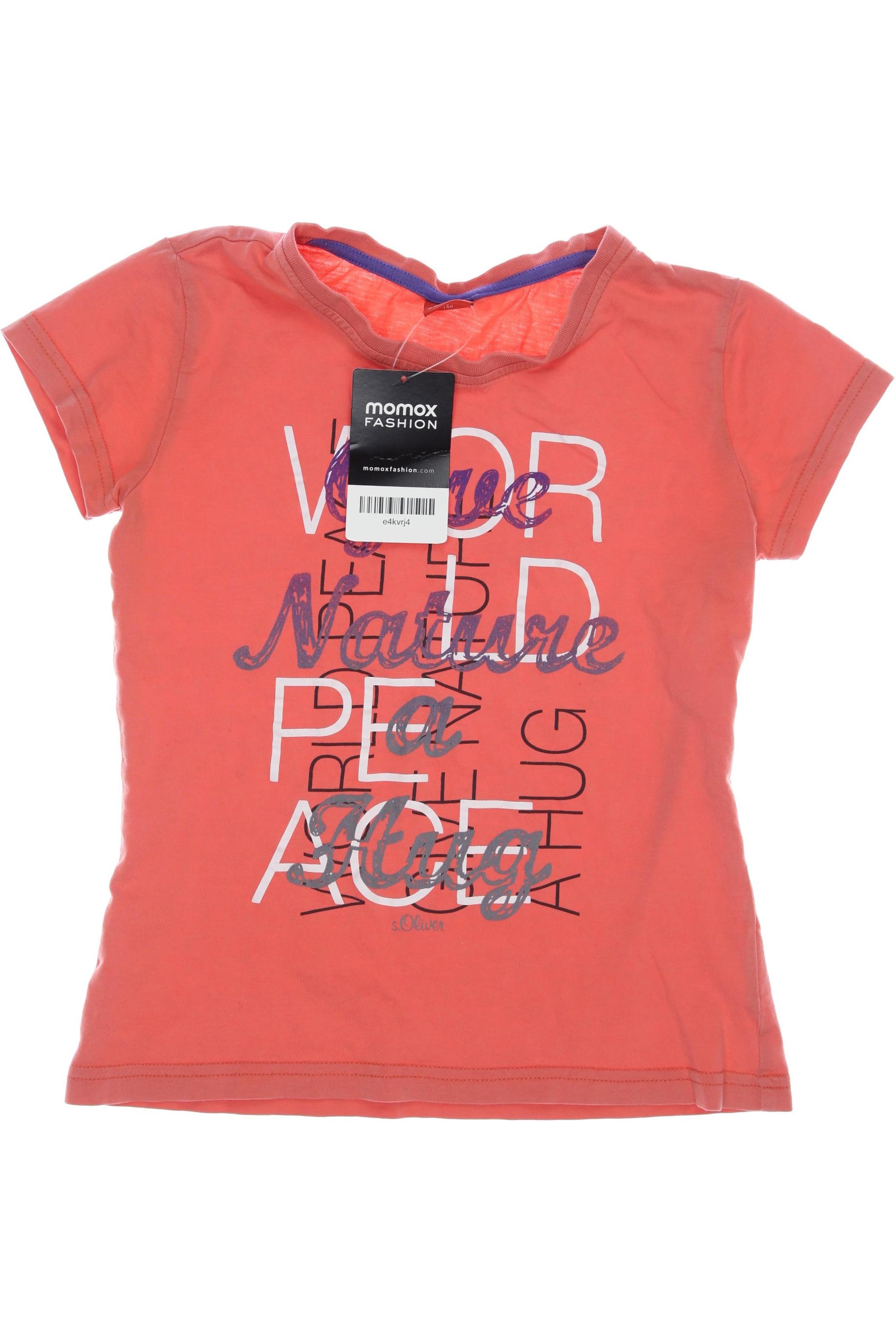 

s.Oliver Damen T-Shirt, rot, Gr. 140