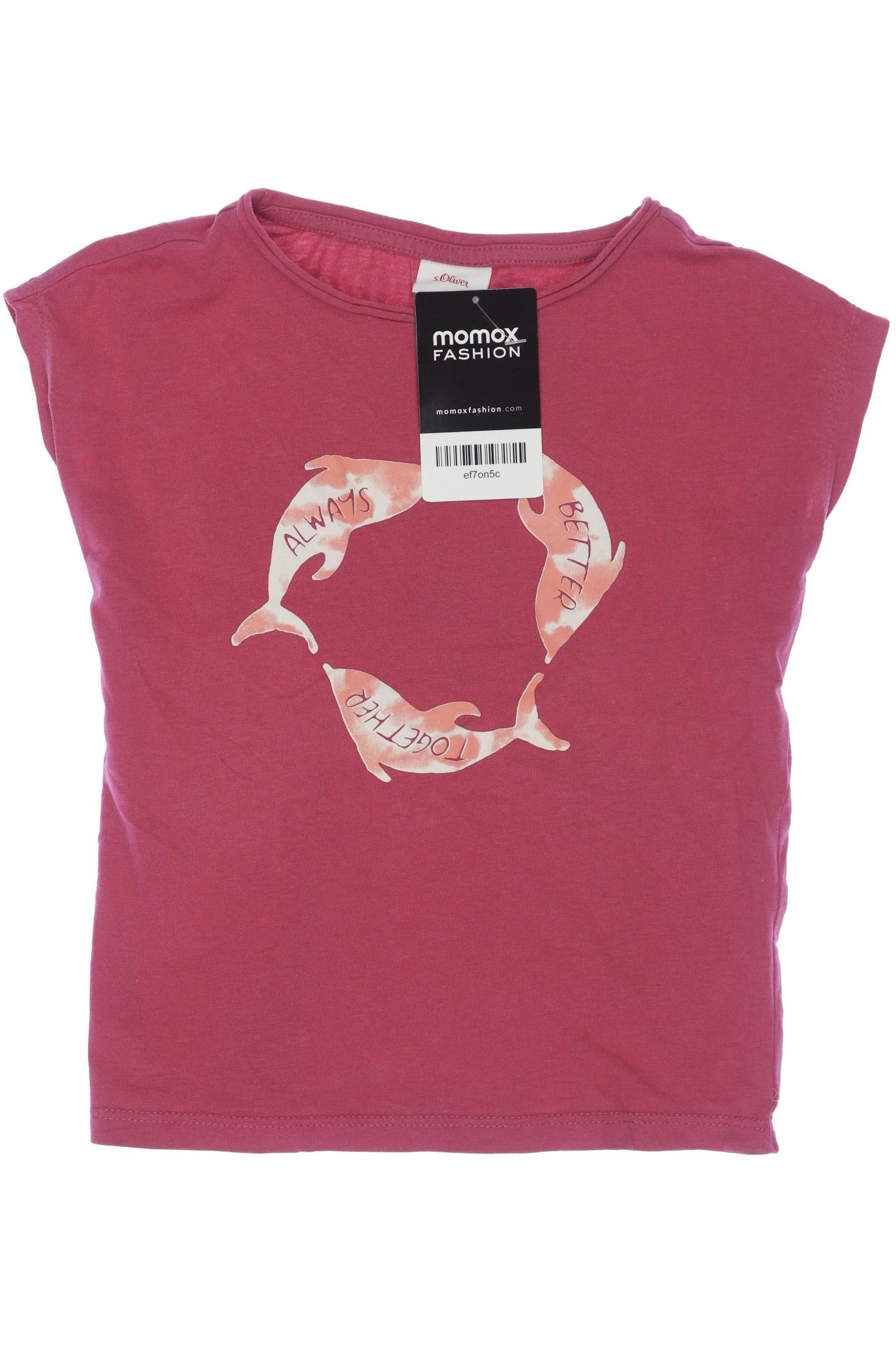 

s.Oliver Damen T-Shirt, pink, Gr. 104