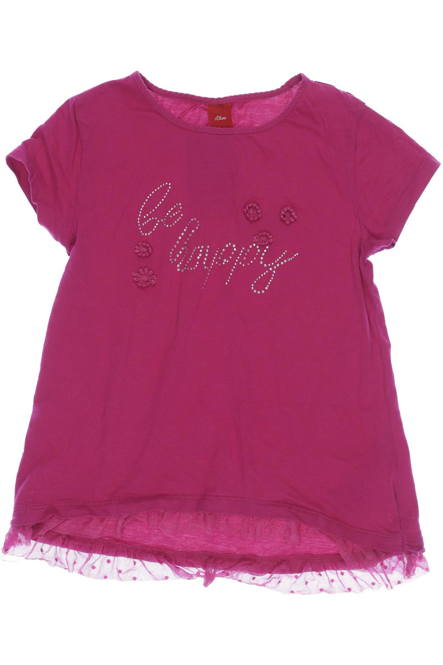 

s.Oliver Damen T-Shirt, pink, Gr. 140