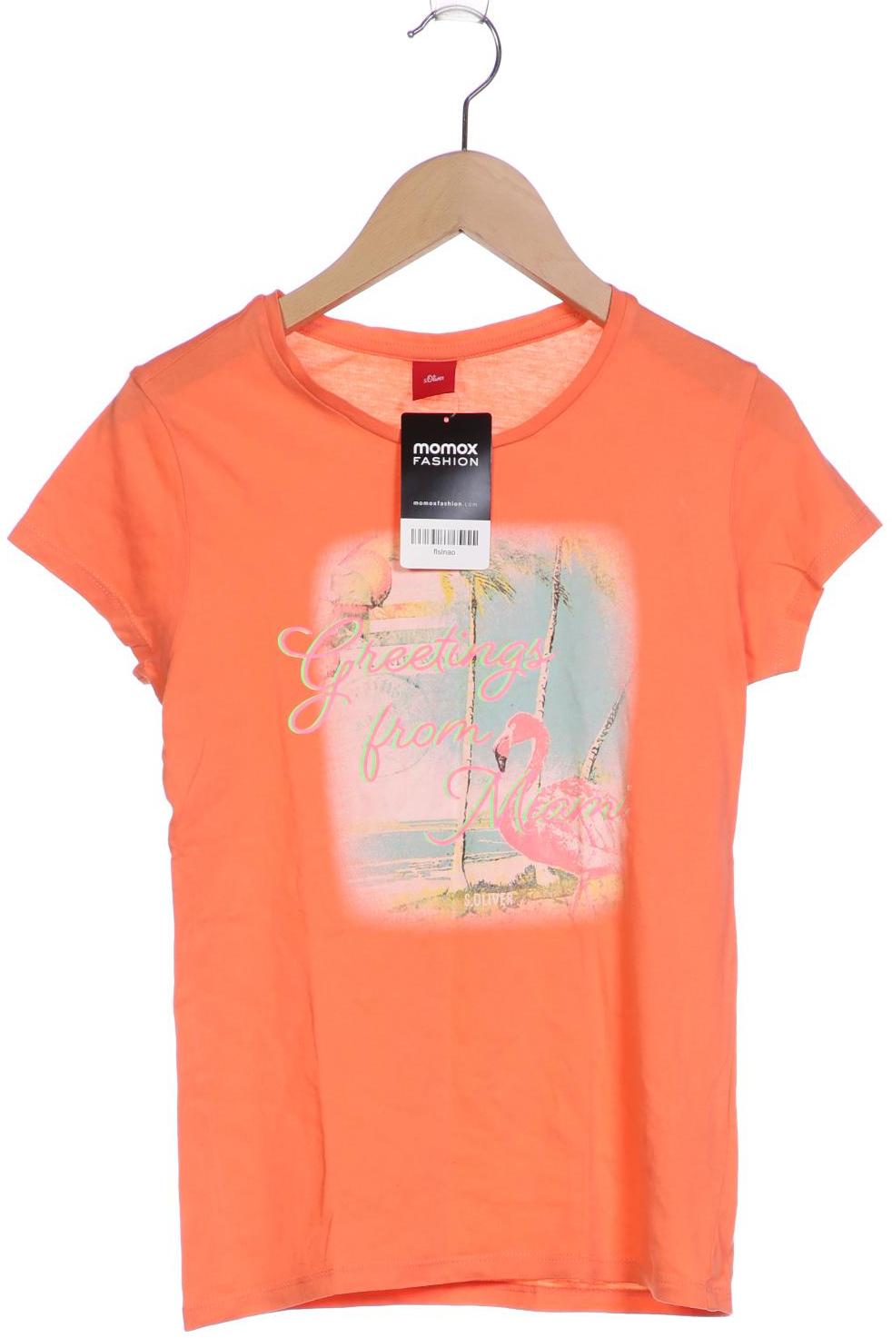 

s.Oliver Mädchen T-Shirt, orange