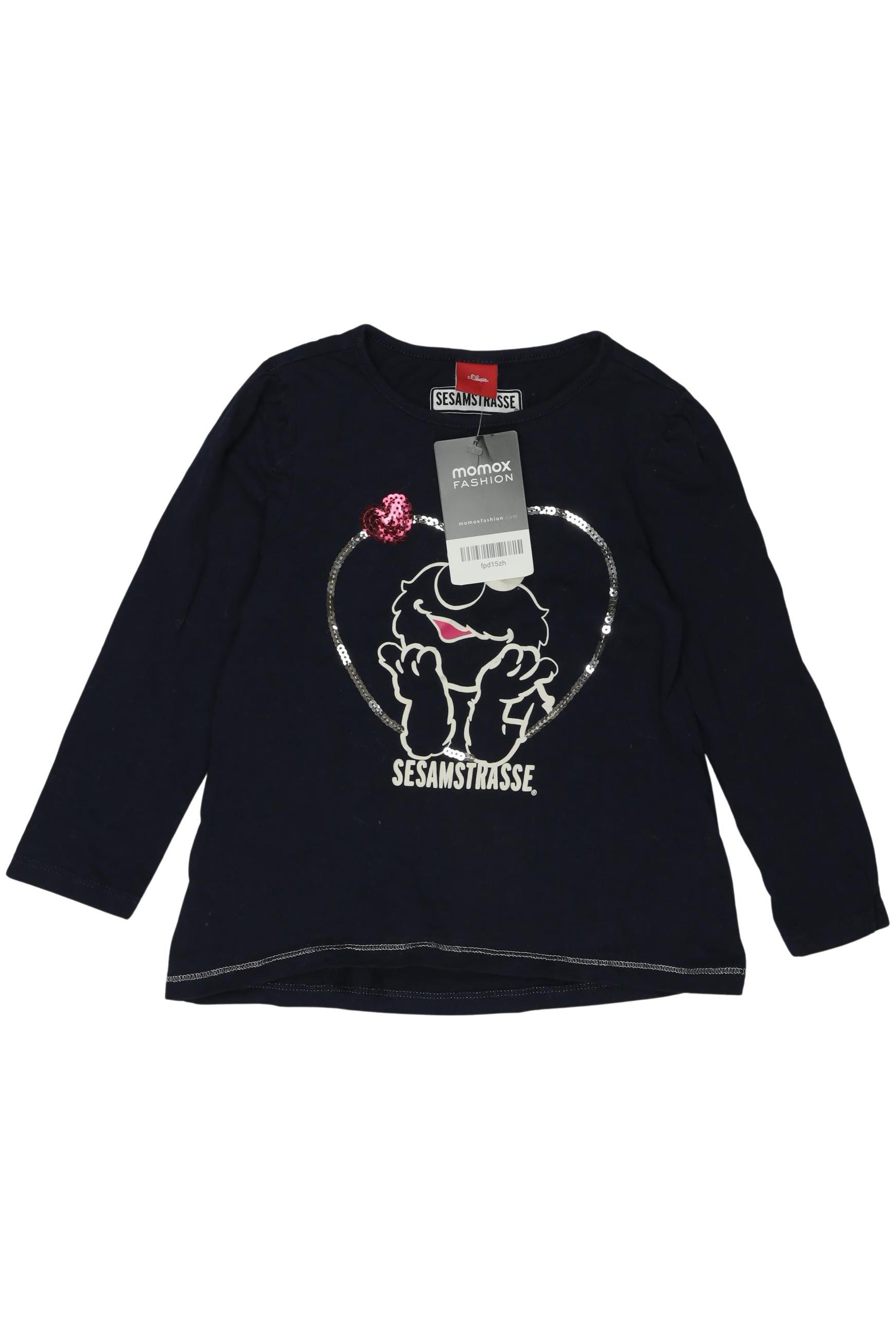 

s.Oliver Mädchen Langarmshirt, marineblau, Gr. 104