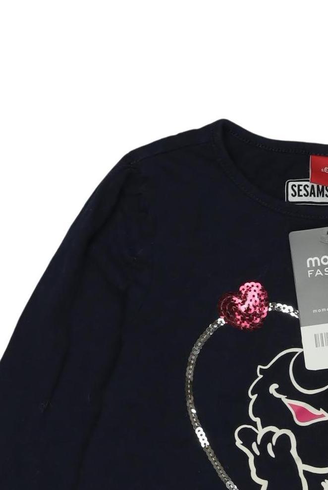 Thumbnail - s.Oliver Mädchen Langarmshirt, marineblau, Gr. 104