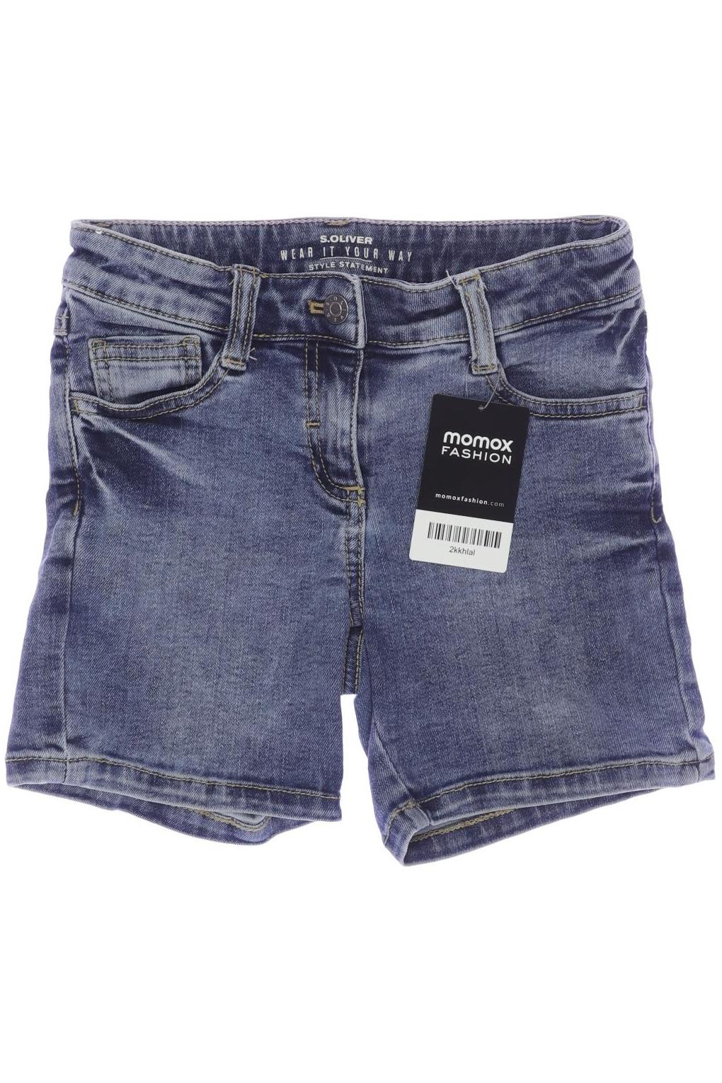 

s.Oliver Damen Shorts, blau, Gr. 140