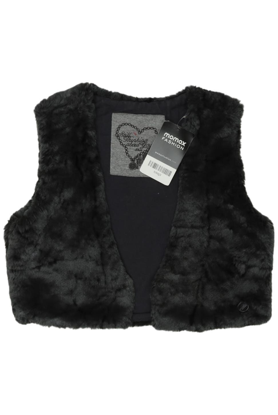 

s.Oliver Mädchen Jacke, schwarz, Gr. 152