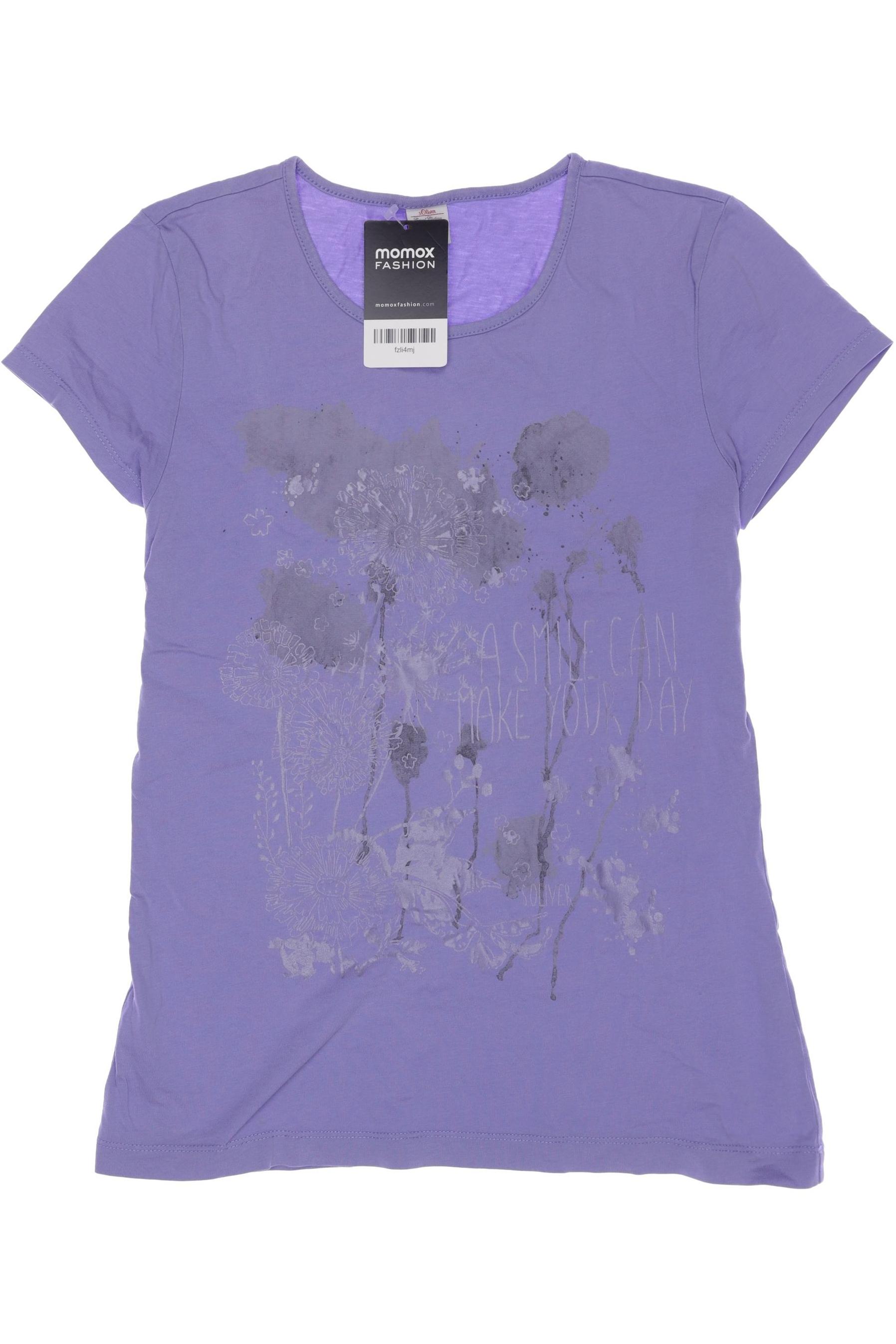 

s.Oliver Damen T-Shirt, flieder, Gr. 176