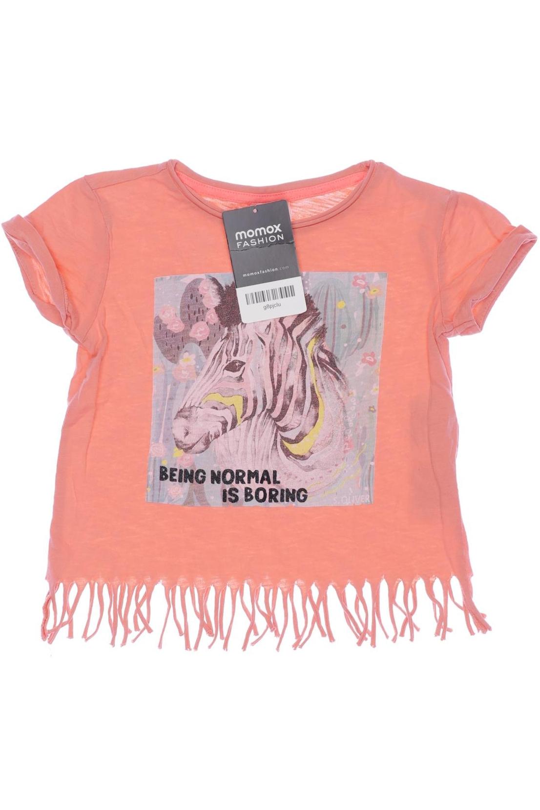 

s.Oliver Damen T-Shirt, orange, Gr. 92