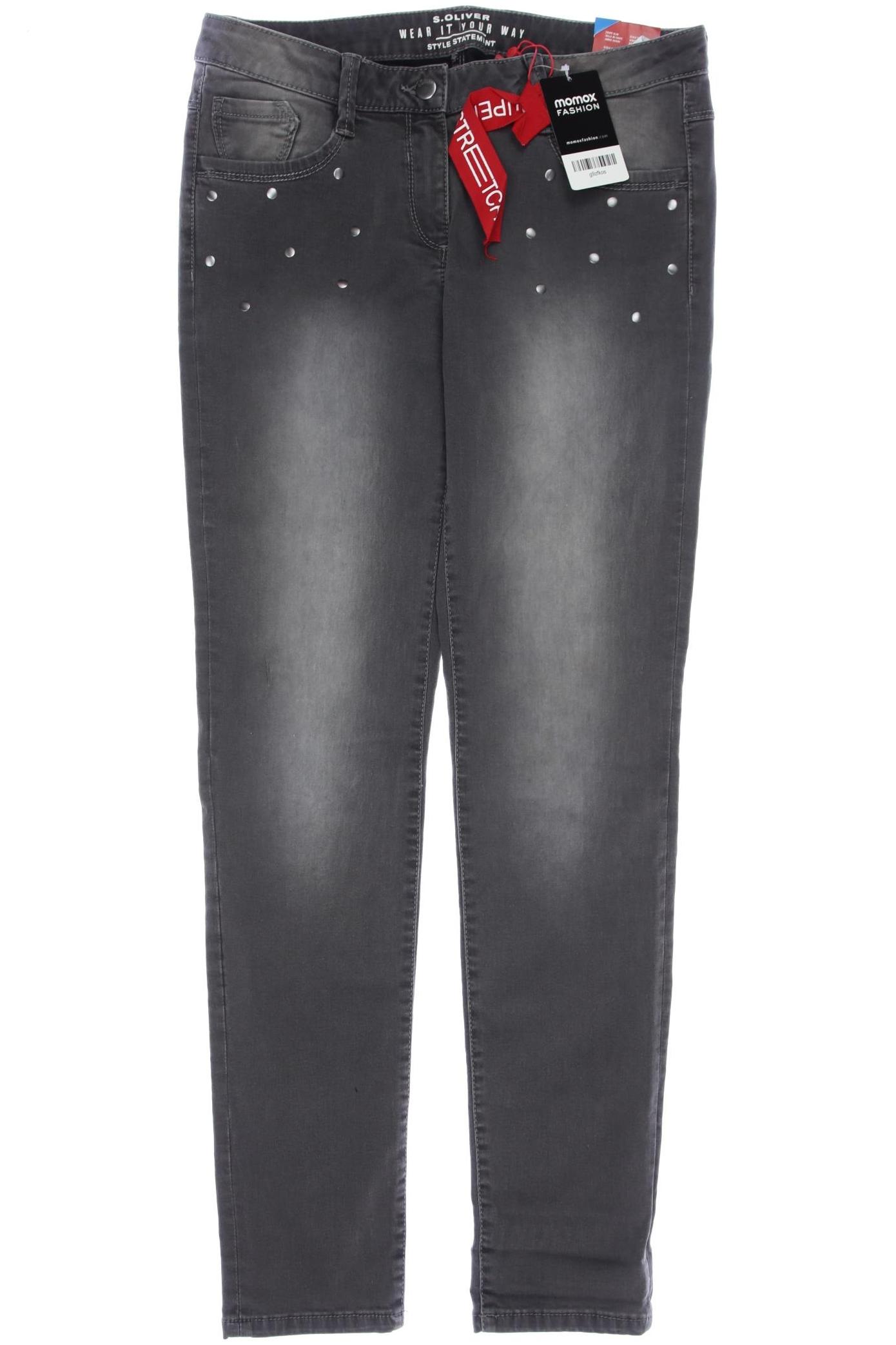

s.Oliver Damen Jeans, grau, Gr. 170