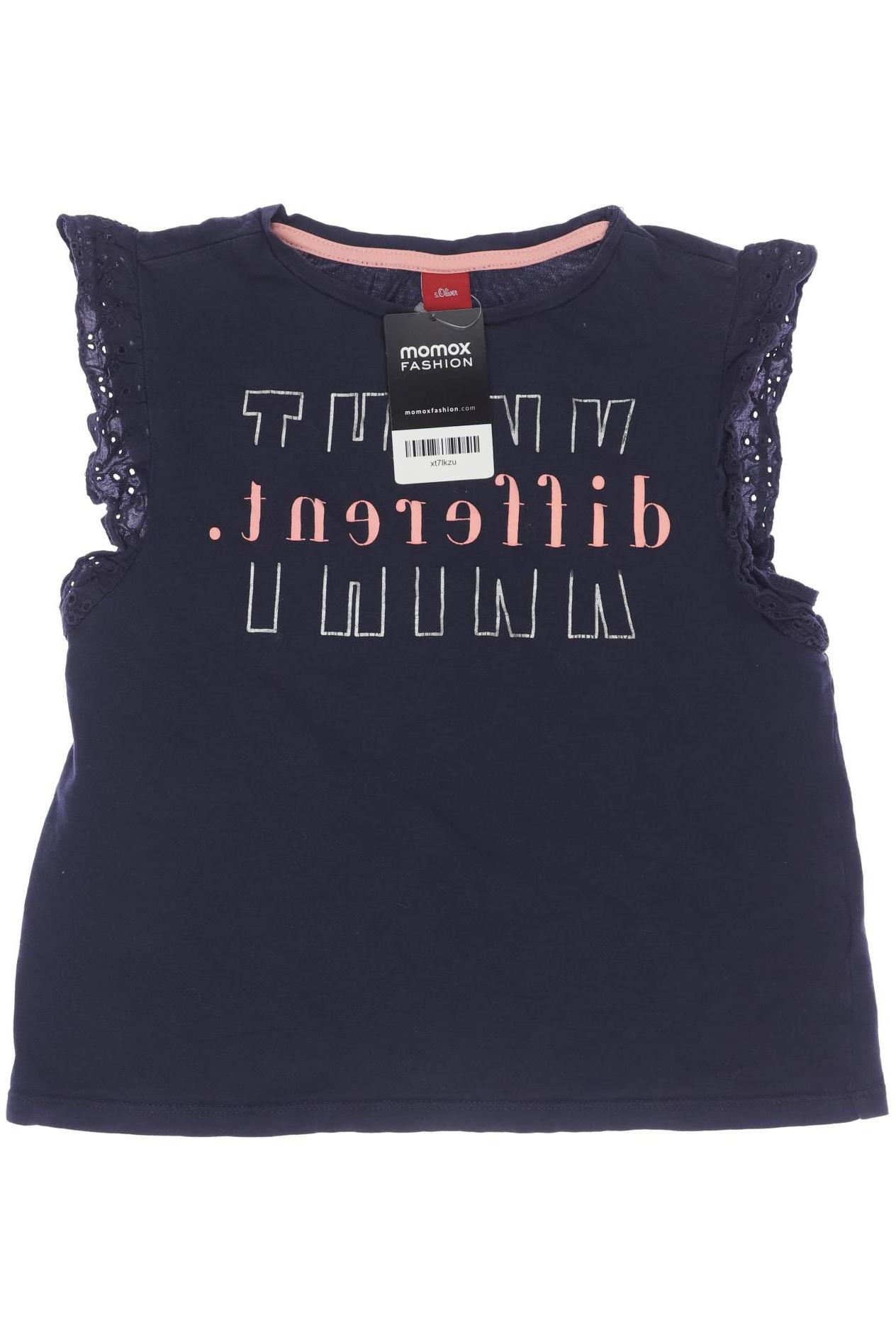 

s.Oliver Damen T-Shirt, marineblau, Gr. 140