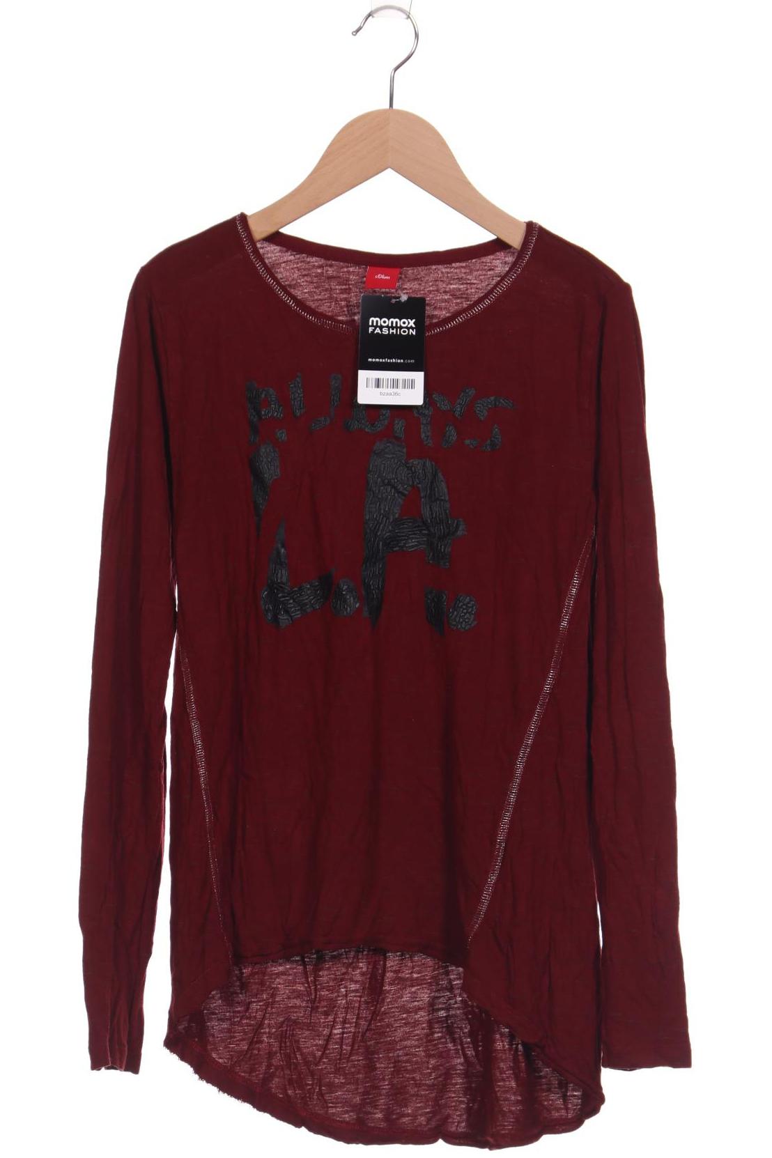 

s.Oliver Damen Langarmshirt, bordeaux, Gr. 176