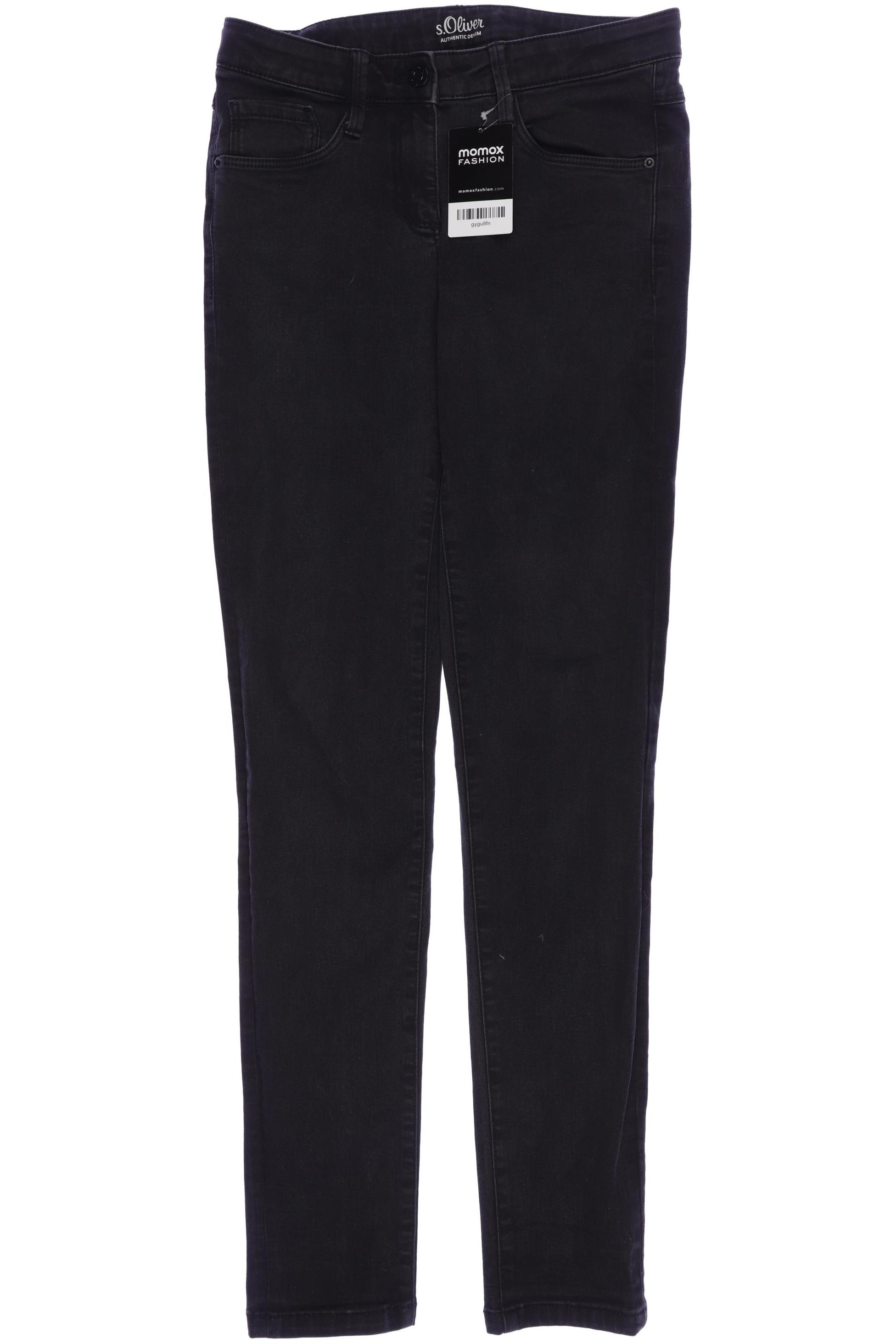 

s.Oliver Damen Jeans, schwarz, Gr. 176