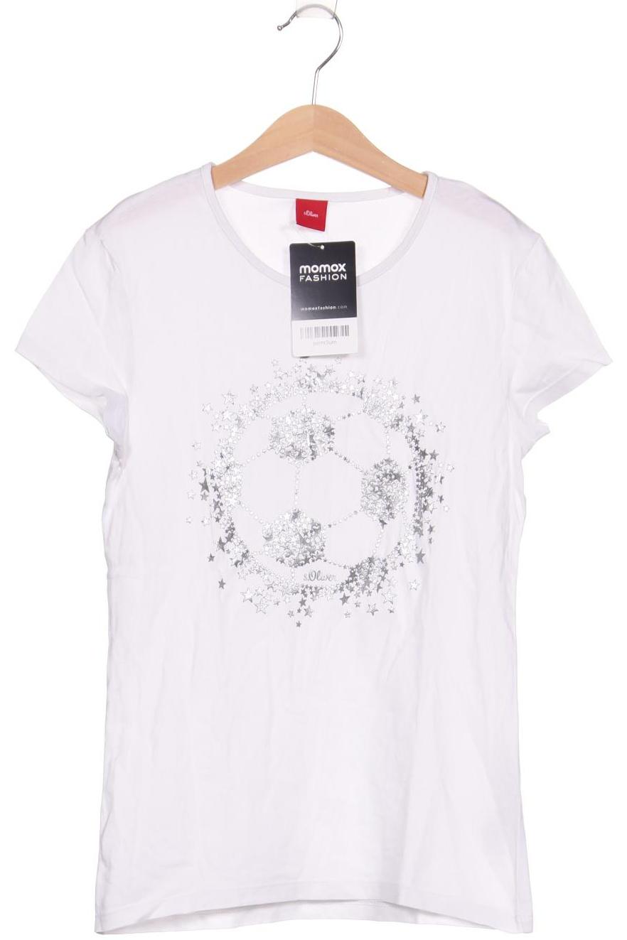 

s.Oliver Damen T-Shirt, weiß, Gr. 152